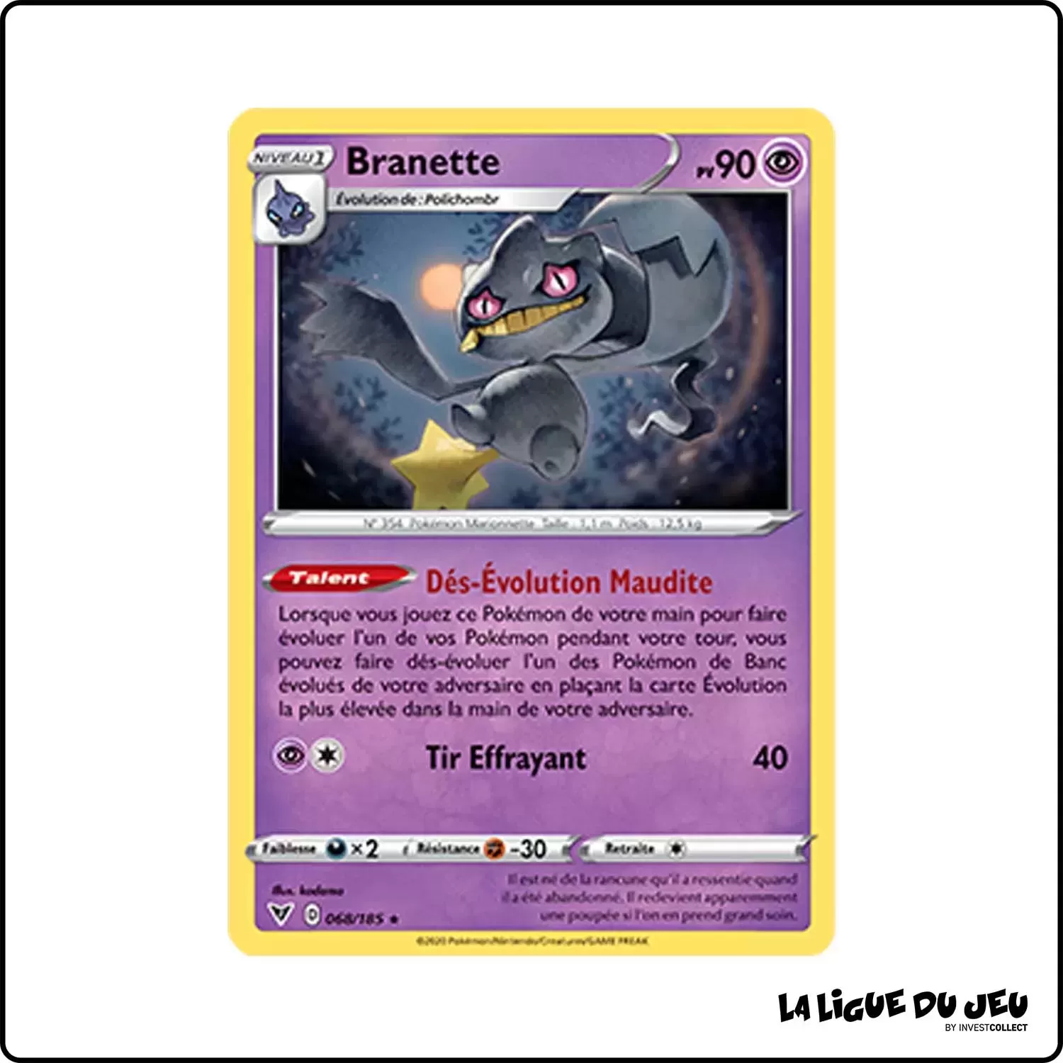 Rare - Pokemon - Voltage Éclatant - Branette 68/185 Pokemon Company - 1