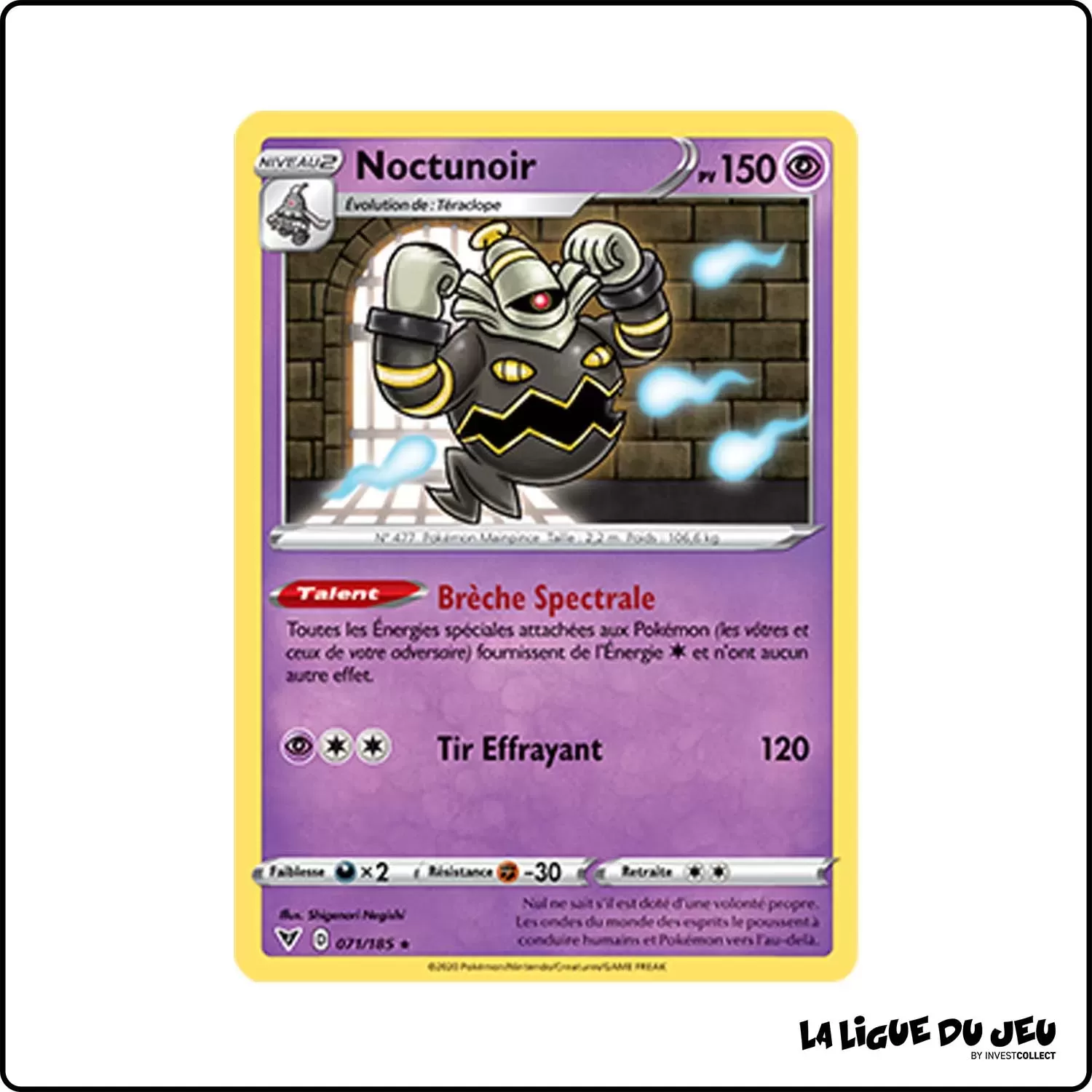 Holo - Pokemon - Voltage Éclatant - Noctunoir 71/185 Pokemon Company - 1