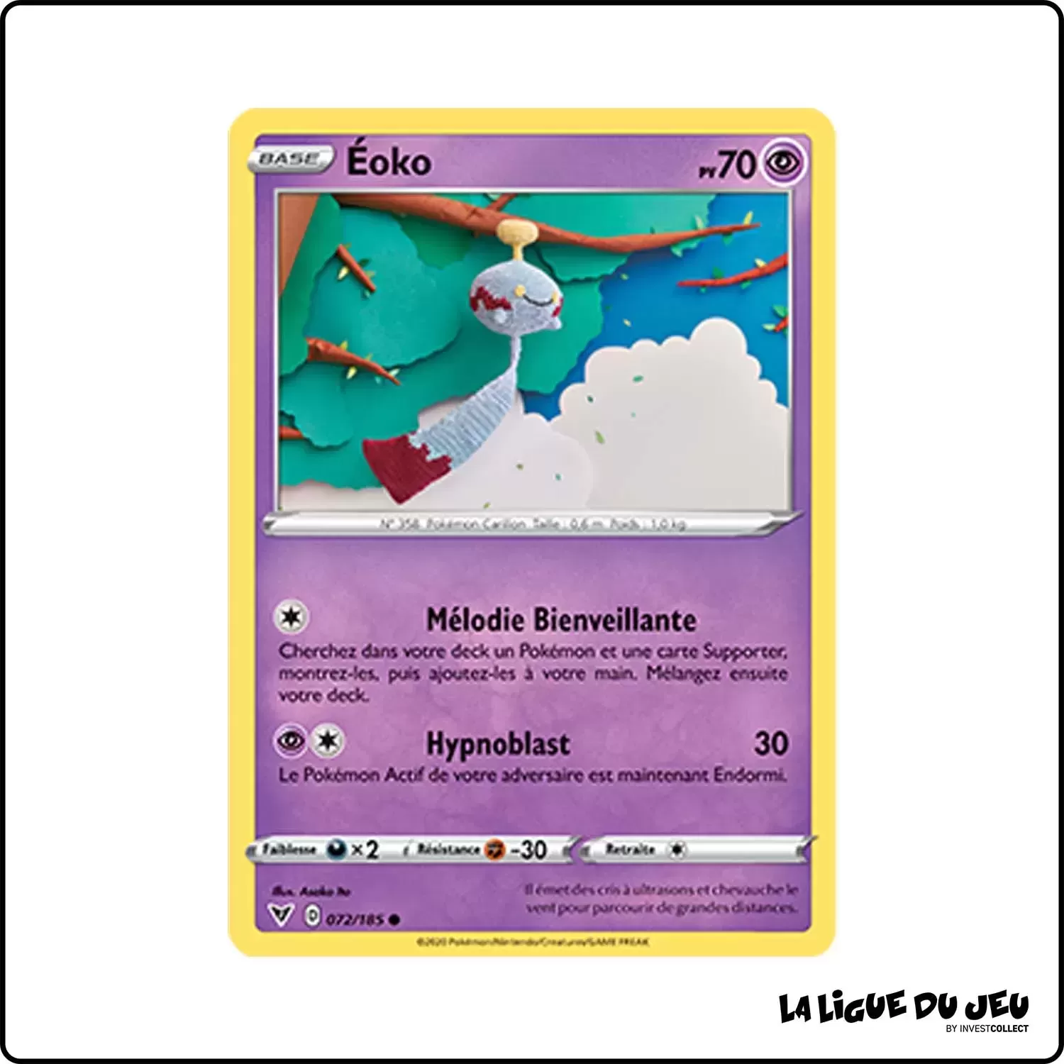 Commune - Pokemon - Voltage Éclatant - Éoko 72/185 Pokemon Company - 1