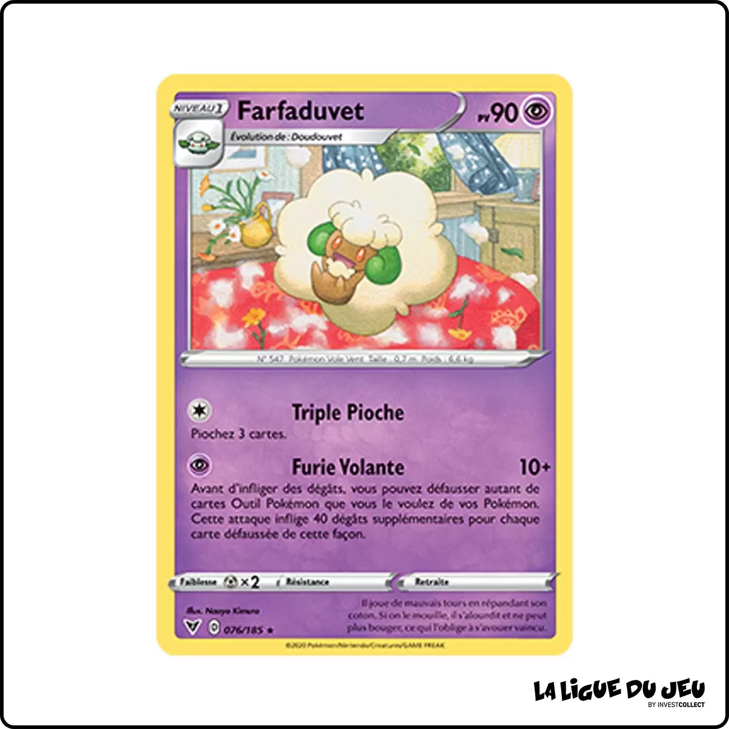 Rare - Pokemon - Voltage Éclatant - Farfaduvet 76/185 Pokemon Company - 1