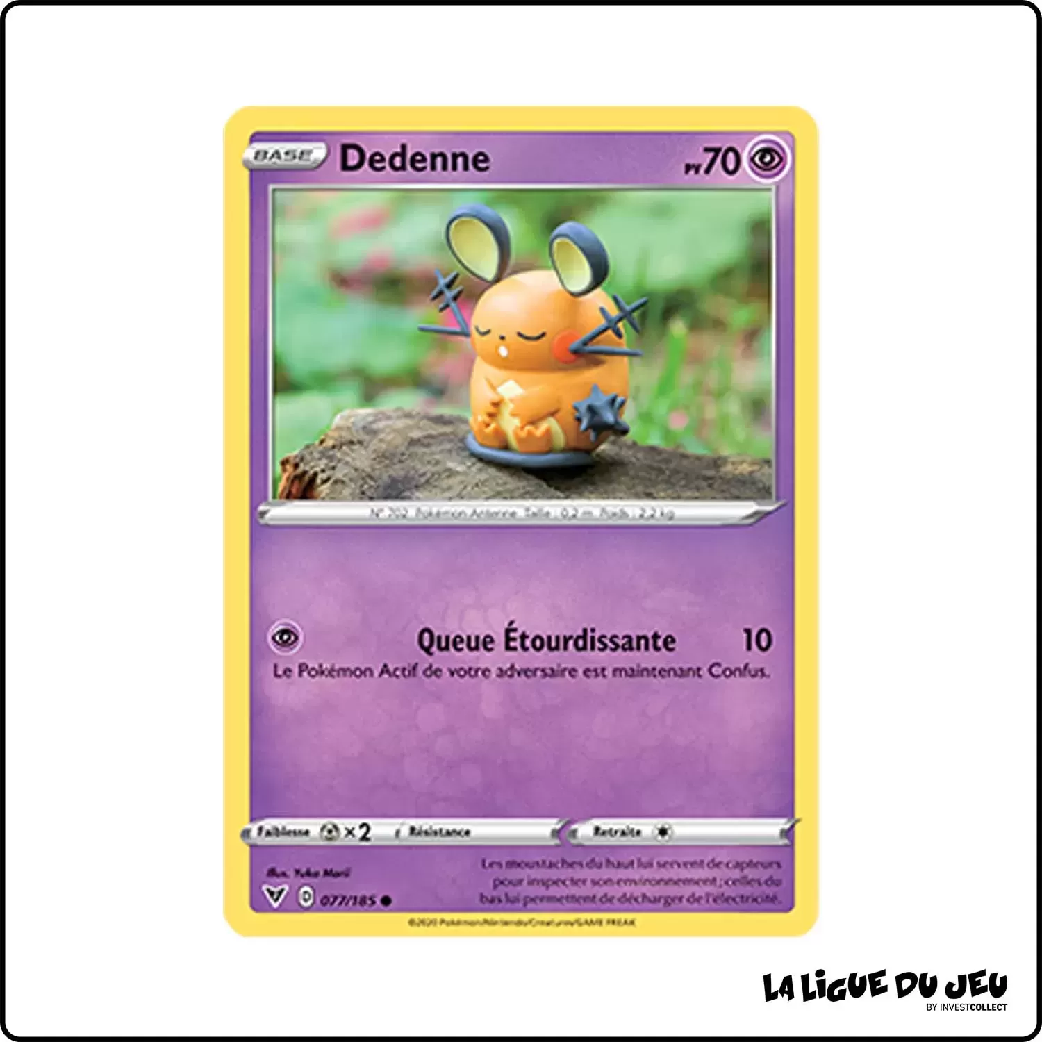 Commune - Pokemon - Voltage Éclatant - Dedenne 77/185 Pokemon Company - 1