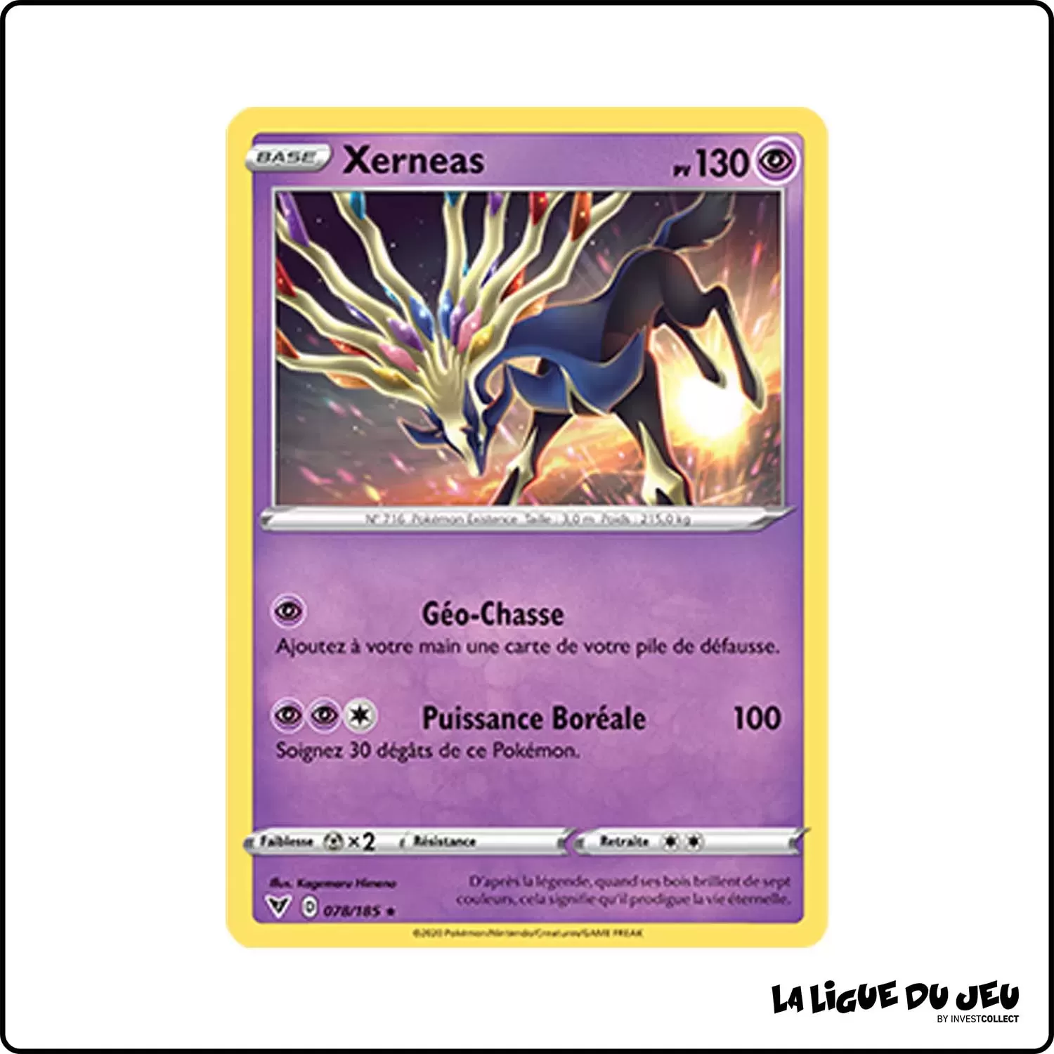 Holo - Pokemon - Voltage Éclatant - Xerneas 78/185 Pokemon Company - 1