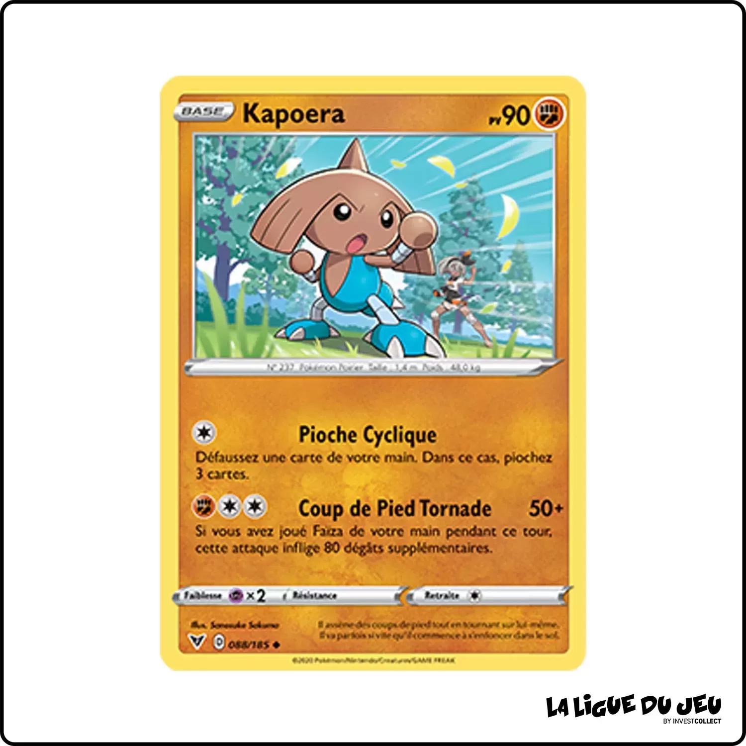 Peu commune - Pokemon - Voltage Éclatant - Kapoera 88/185 Pokemon Company - 1