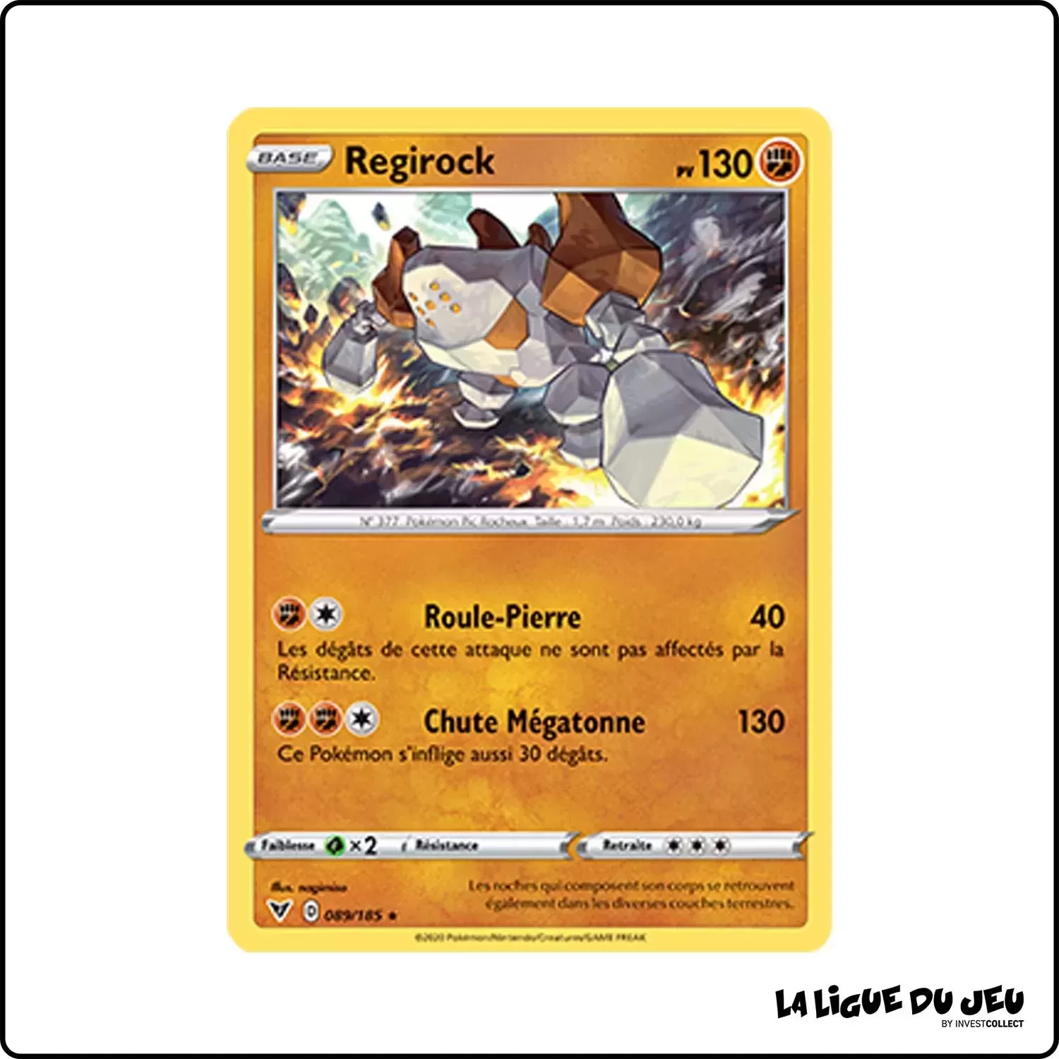 Holo - Pokemon - Voltage Éclatant - Regirock 89/185 Pokemon Company - 1