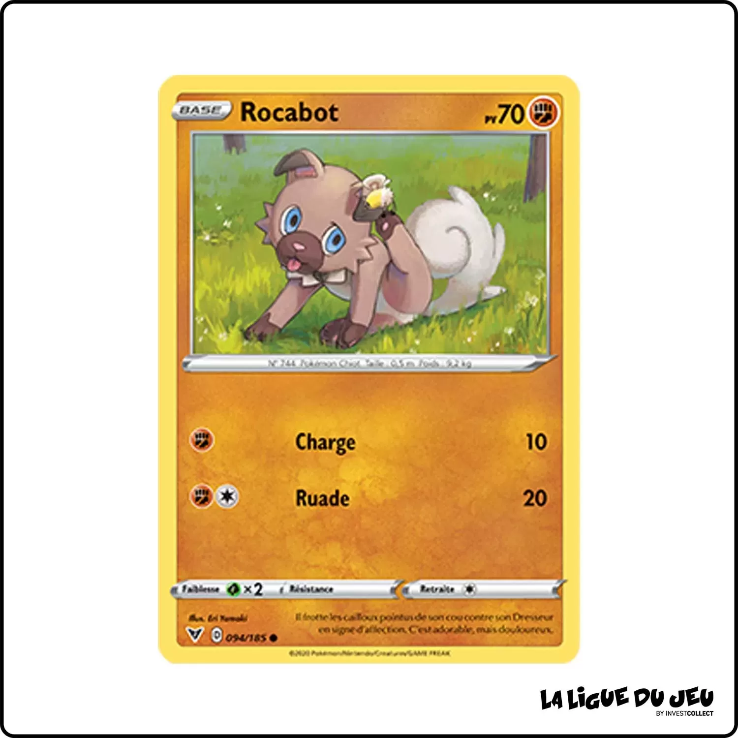 Commune - Pokemon - Voltage Éclatant - Rocabot 94/185 Pokemon Company - 1