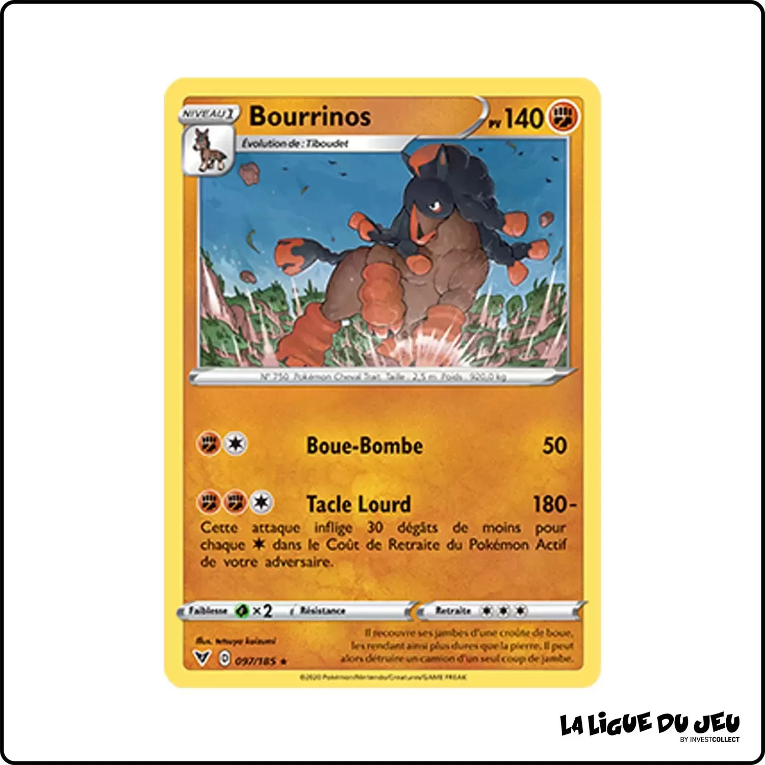 Rare - Pokemon - Voltage Éclatant - Bourrinos 97/185 Pokemon Company - 1