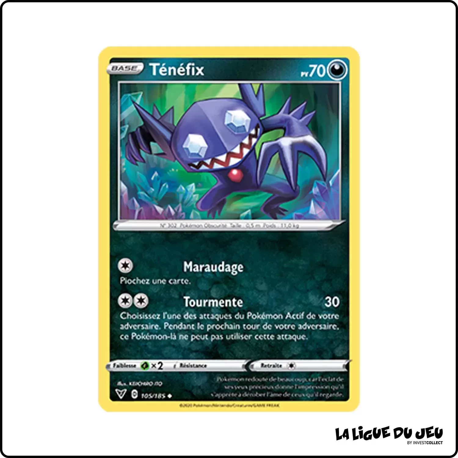 Peu commune - Pokemon - Voltage Éclatant - Ténéfix 105/185 Pokemon Company - 1