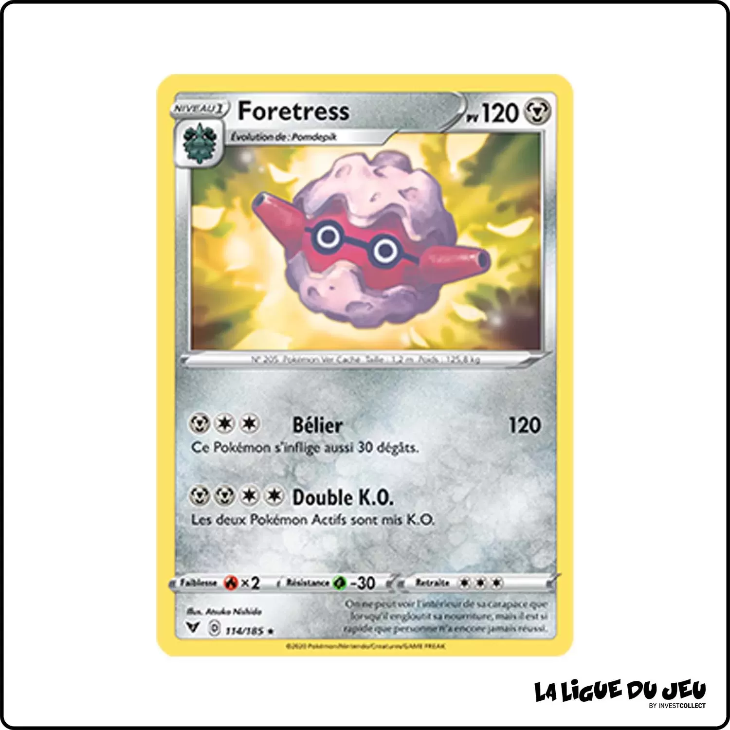 Rare - Pokemon - Voltage Éclatant - Foretress 114/185 Pokemon Company - 1