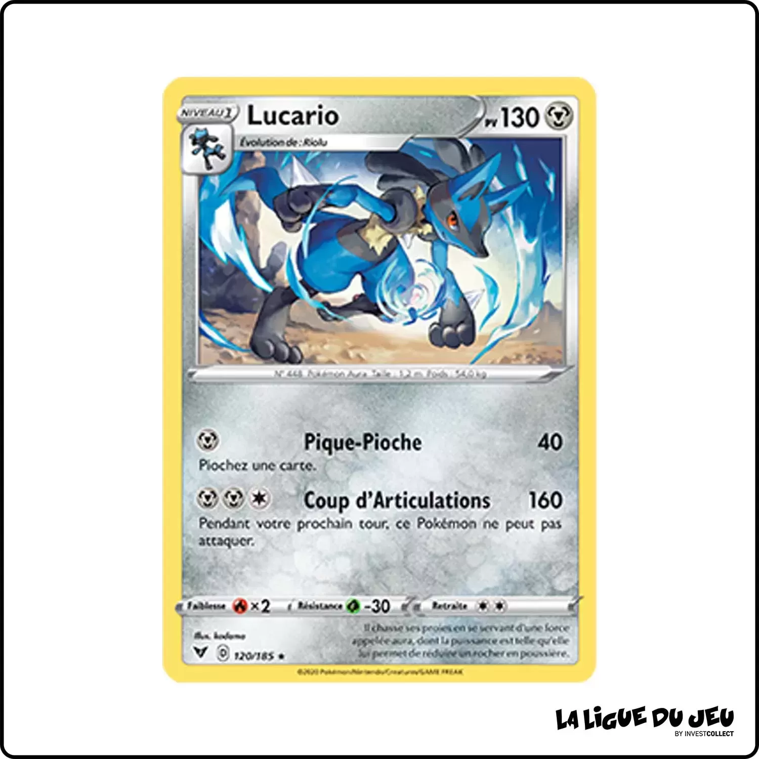 Rare - Pokemon - Voltage Éclatant - Lucario 120/185 Pokemon Company - 1