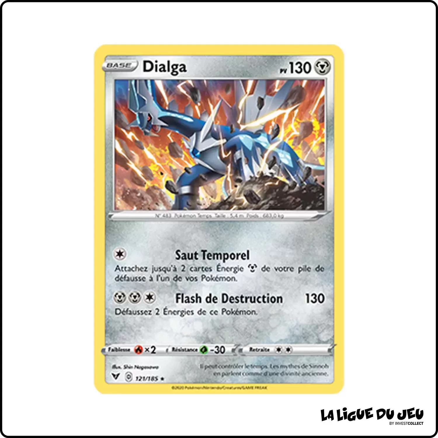 Holo - Pokemon - Voltage Éclatant - Dialga 121/185 Pokemon Company - 1