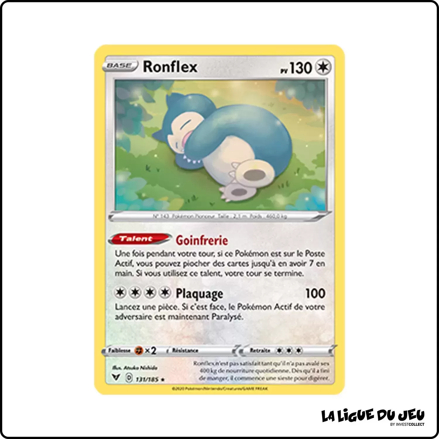 Holo - Pokemon - Voltage Éclatant - Ronflex 131/185 Pokemon Company - 1