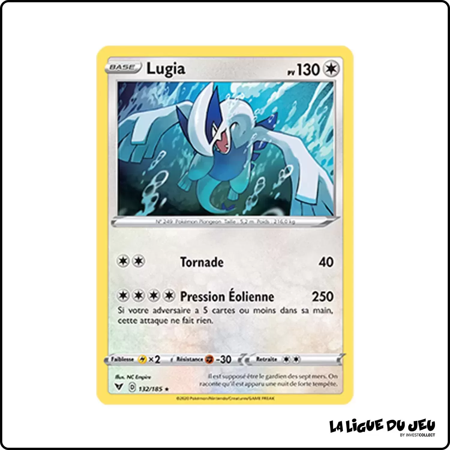 Holo - Pokemon - Voltage Éclatant - Lugia 132/185 Pokemon Company - 1