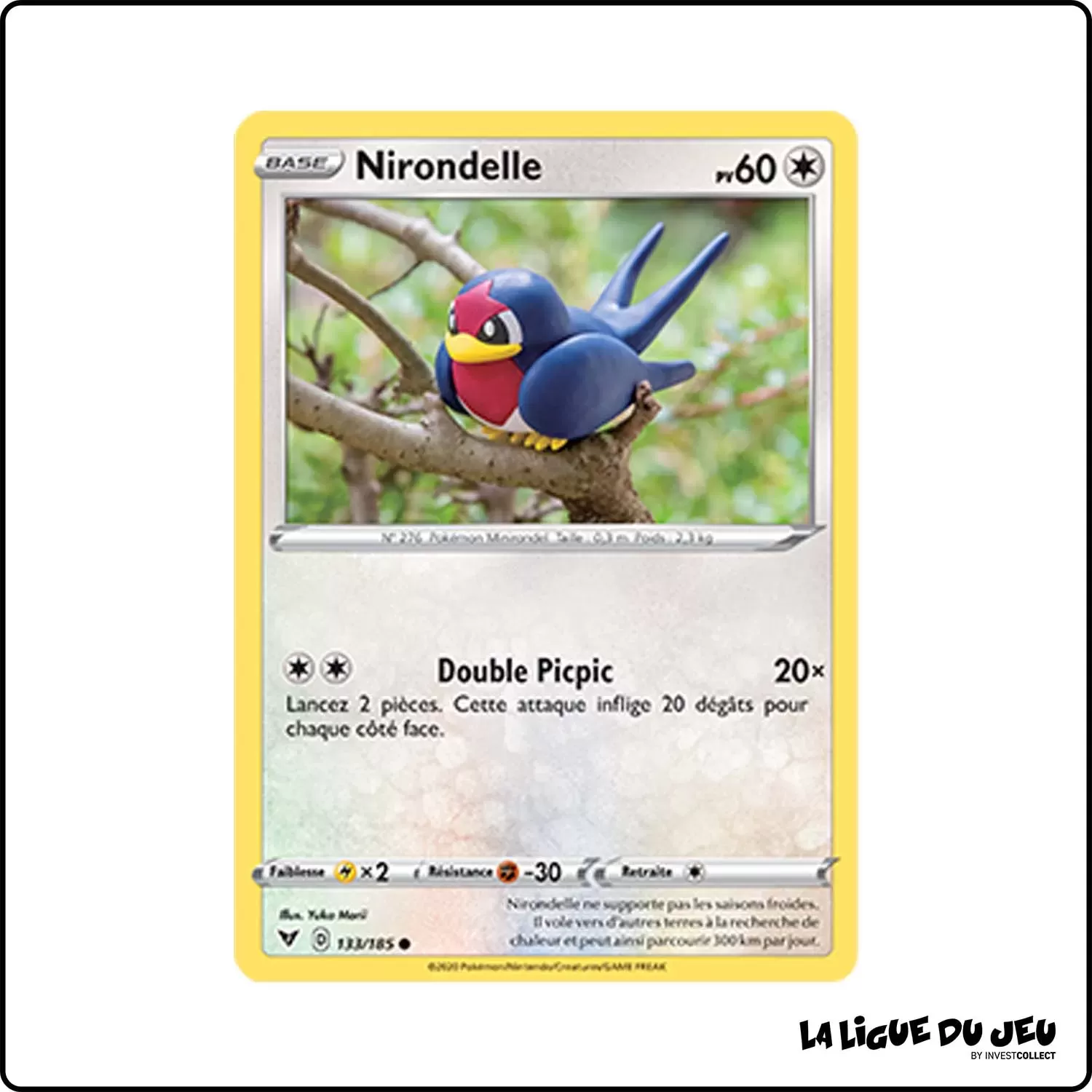 Commune - Pokemon - Voltage Éclatant - Nirondelle 133/185 Pokemon Company - 1