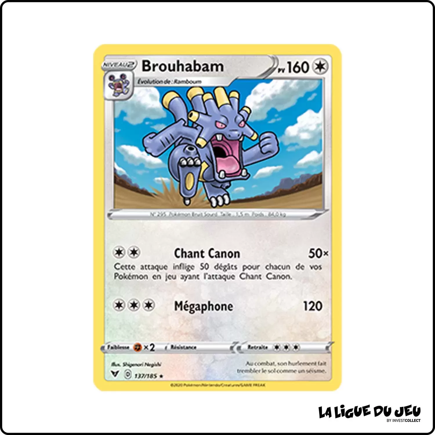 Rare - Pokemon - Voltage Éclatant - Brouhabam 137/185 Pokemon Company - 1