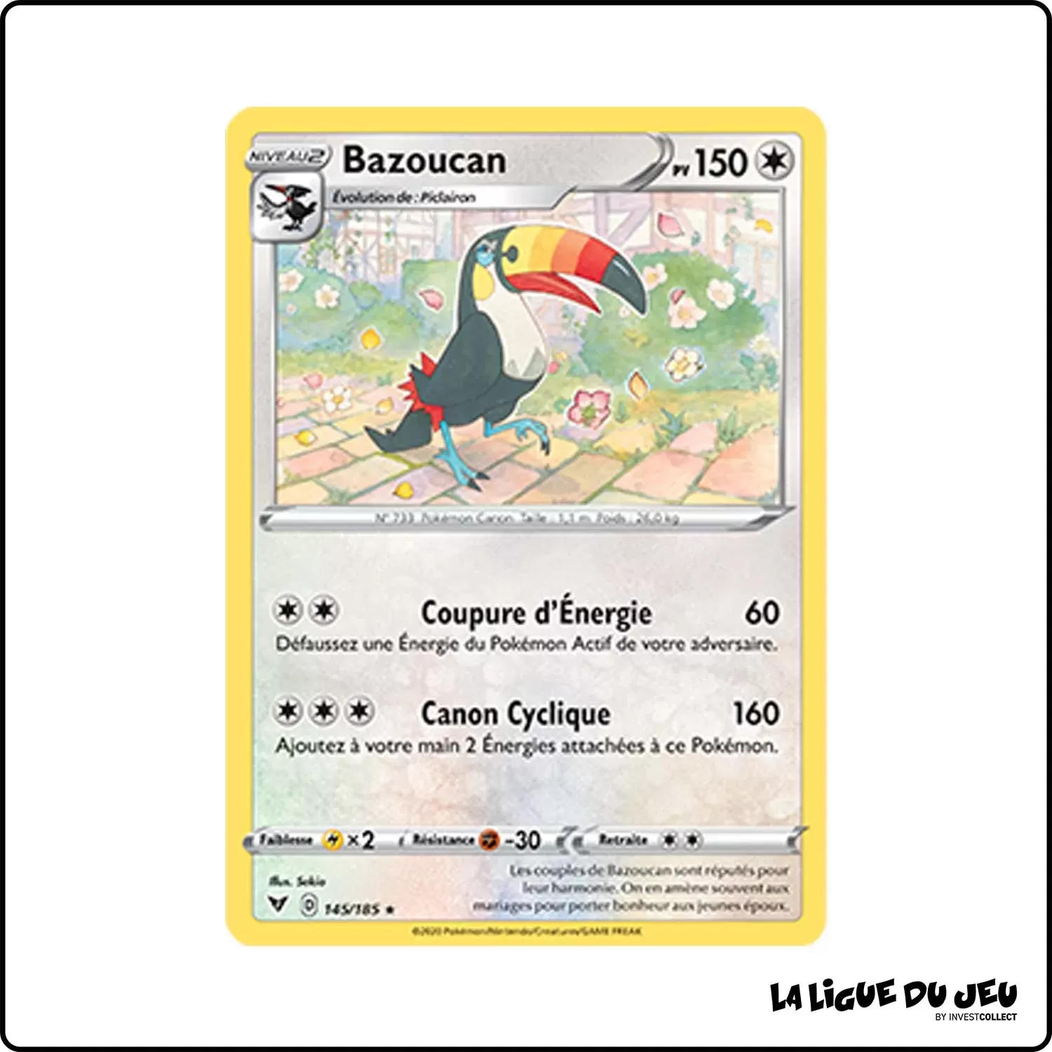 Rare - Pokemon - Voltage Éclatant - Bazoucan 145/185 Pokemon Company - 1