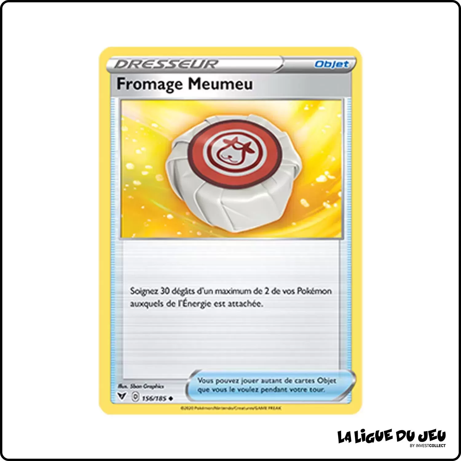 Peu commune - Pokemon - Voltage Éclatant - Fromage Meumeu 156/185 Pokemon Company - 1