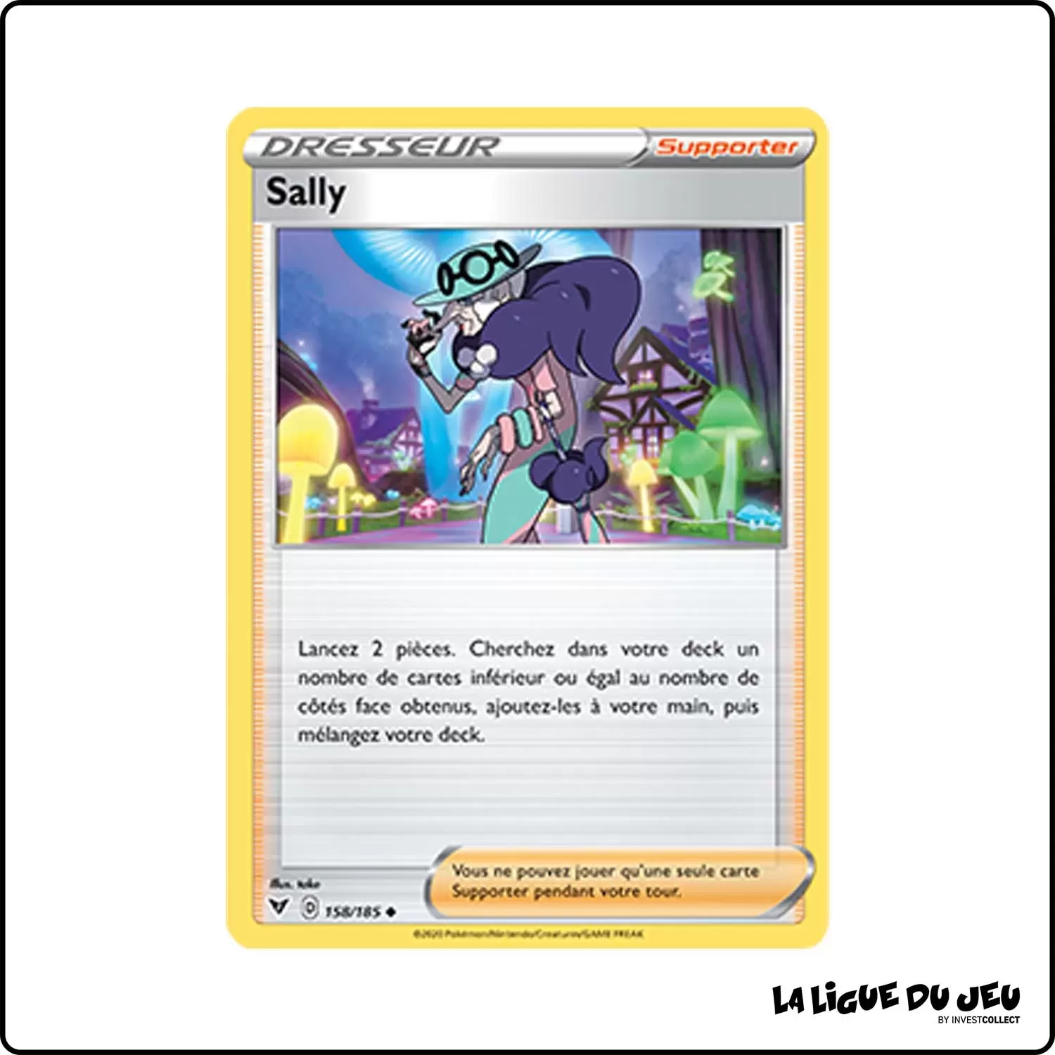 Peu commune - Pokemon - Voltage Éclatant - Sally 158/185 Pokemon Company - 1