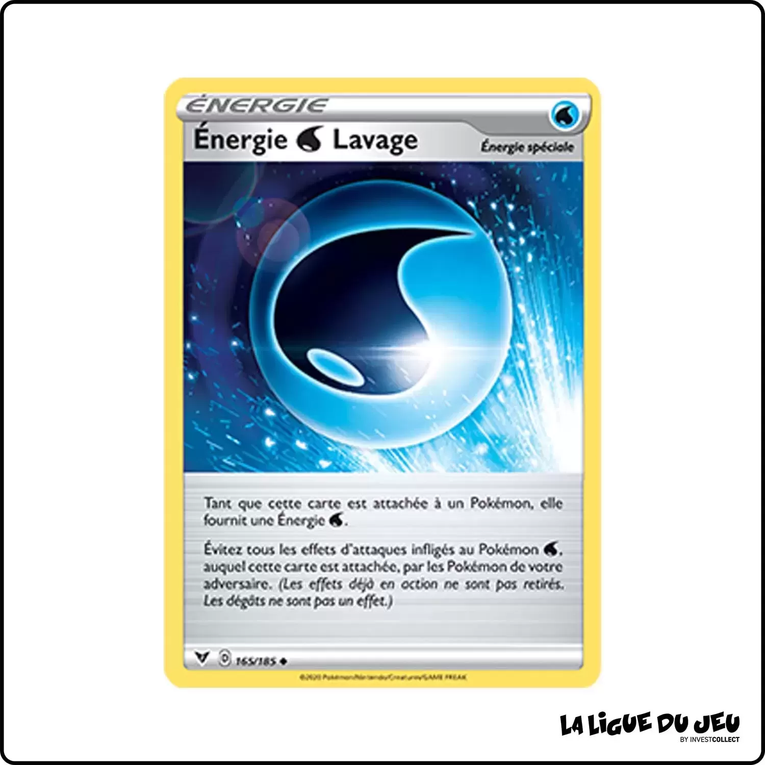 Peu commune - Pokemon - Voltage Éclatant - Énergie Eau Lavage 165/185 Pokemon Company - 1