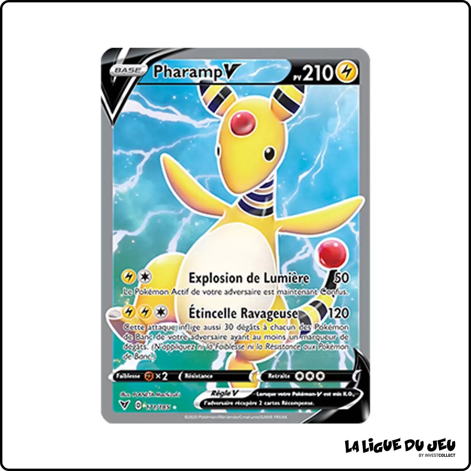 Ultra - Pokemon - Voltage Éclatant - Pharamp-V 171/185 Pokemon Company - 1