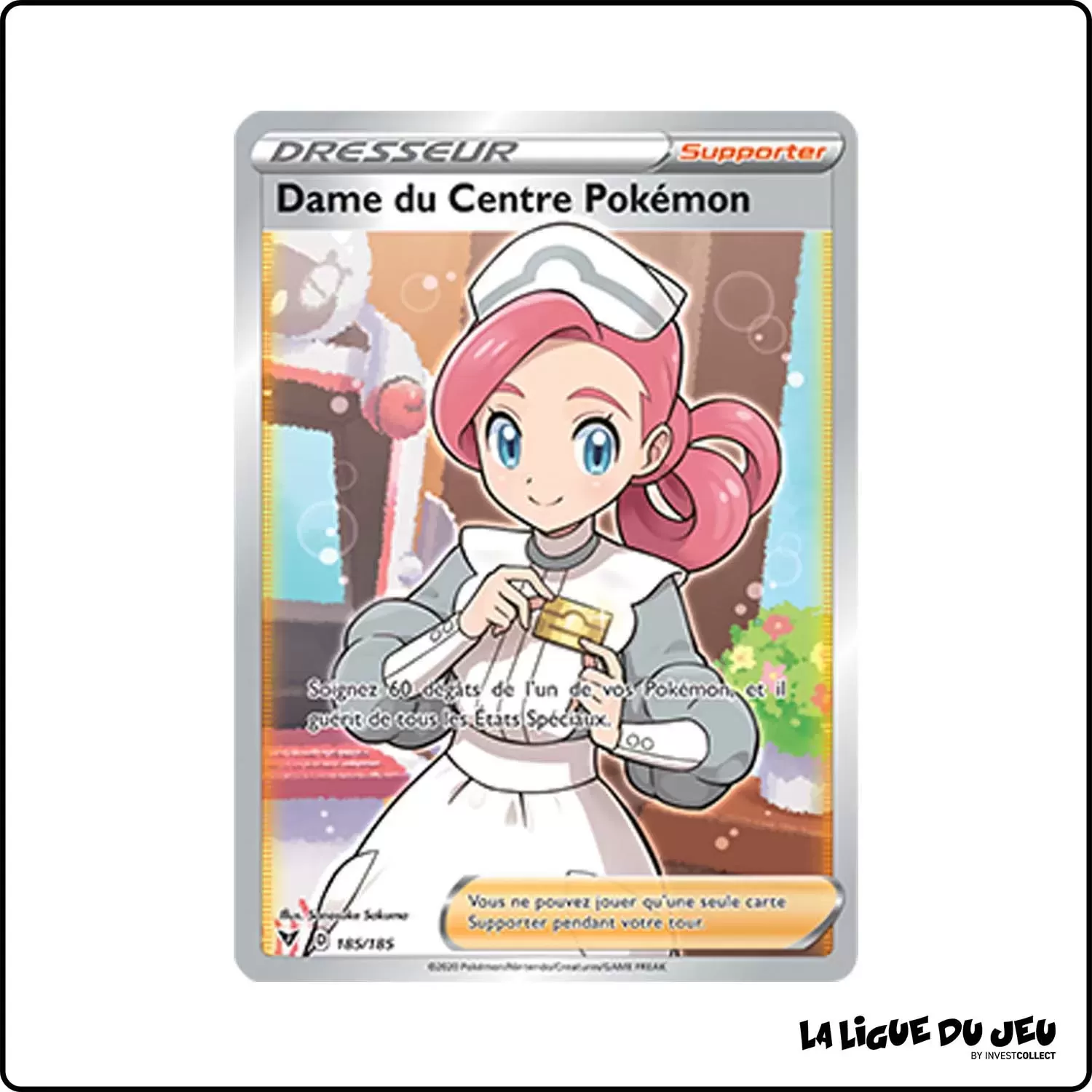 Ultra - Pokemon - Voltage Éclatant - Dame du Centre Pokémon 185/185 Pokemon Company - 1