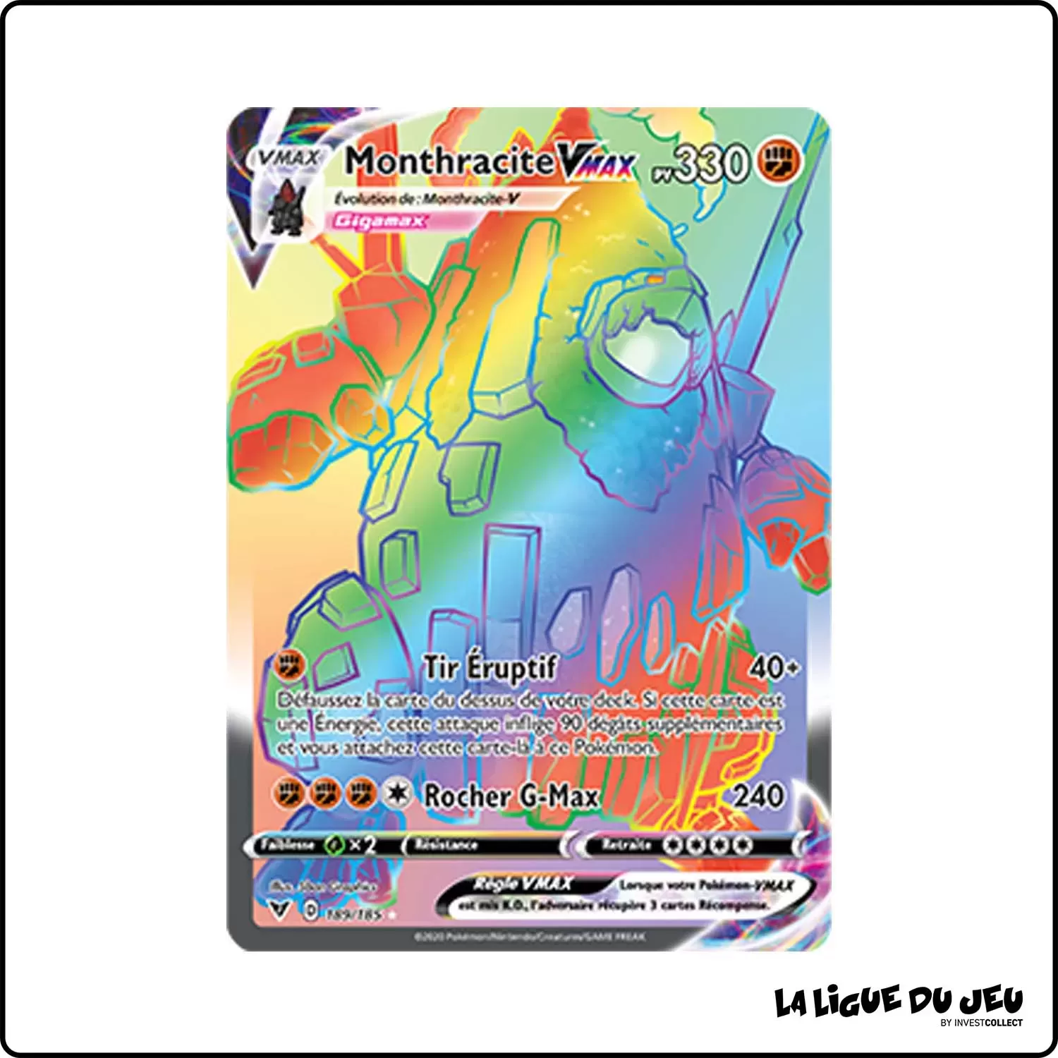 Secrete - Pokemon - Voltage Éclatant - Monthracite-VMAX 189/185 Pokemon Company - 1