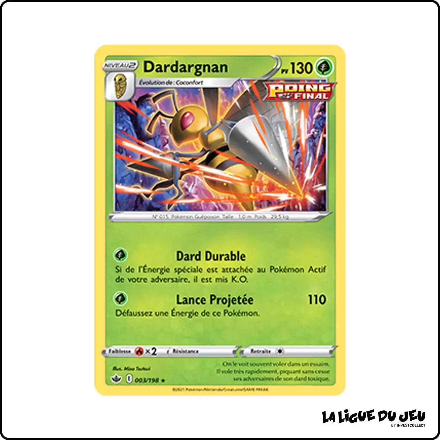 Holo - Pokemon - Règne de Glace - Dardargnan 3/198