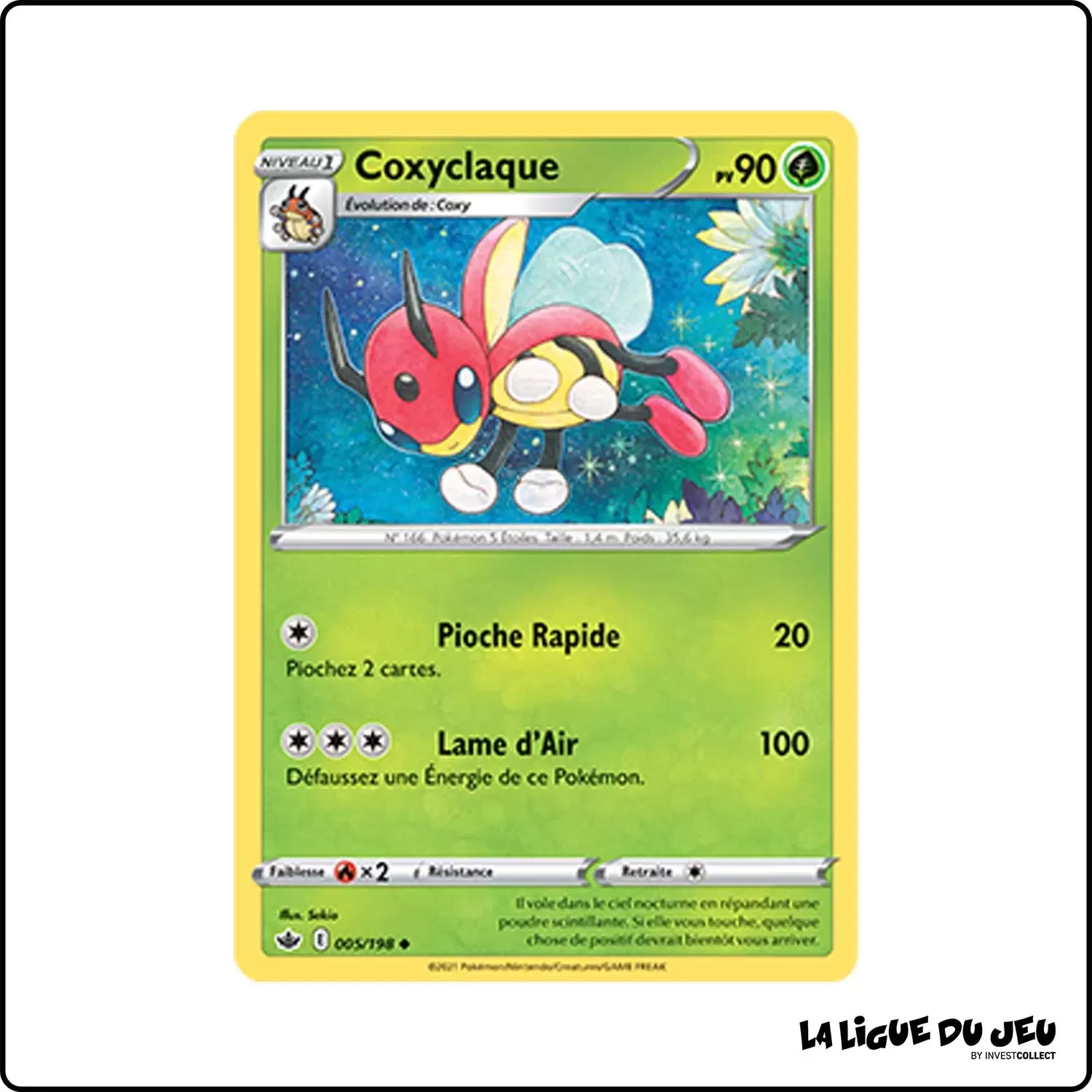 Peu commune - Pokemon - Règne de Glace - Coxyclaque 5/198