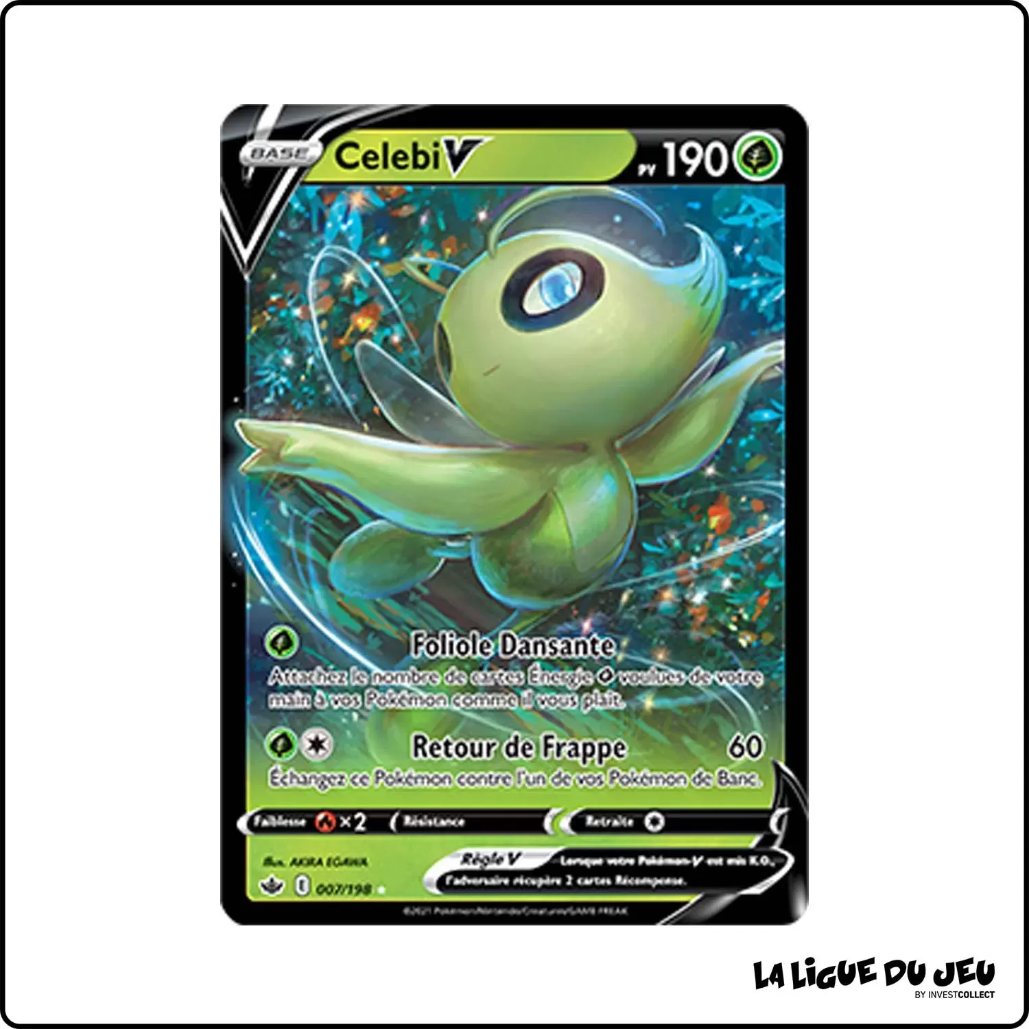 Ultra - Pokemon - Règne de Glace - Celebi-V 7/198