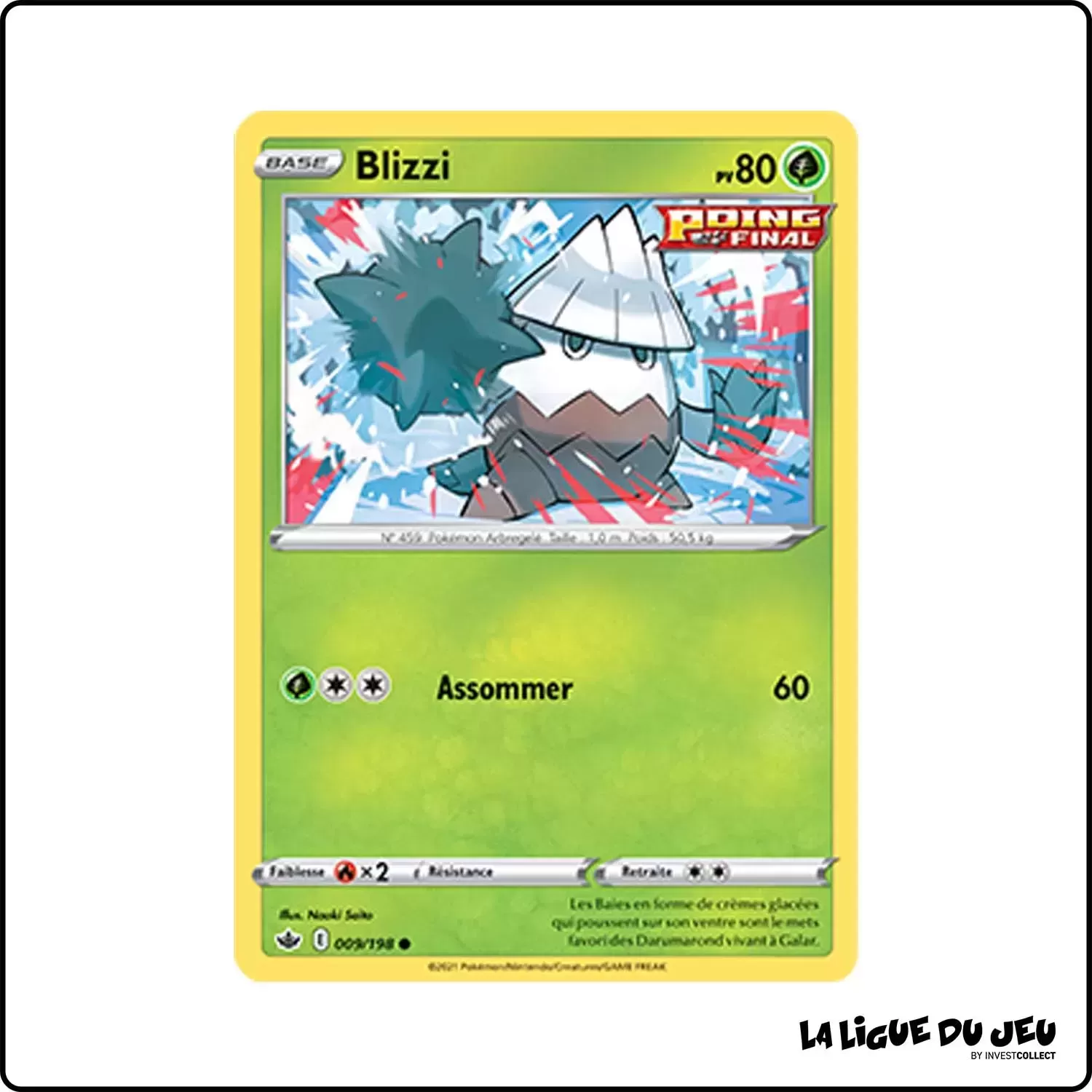 Commune - Pokemon - Règne de Glace - Blizzi 9/198