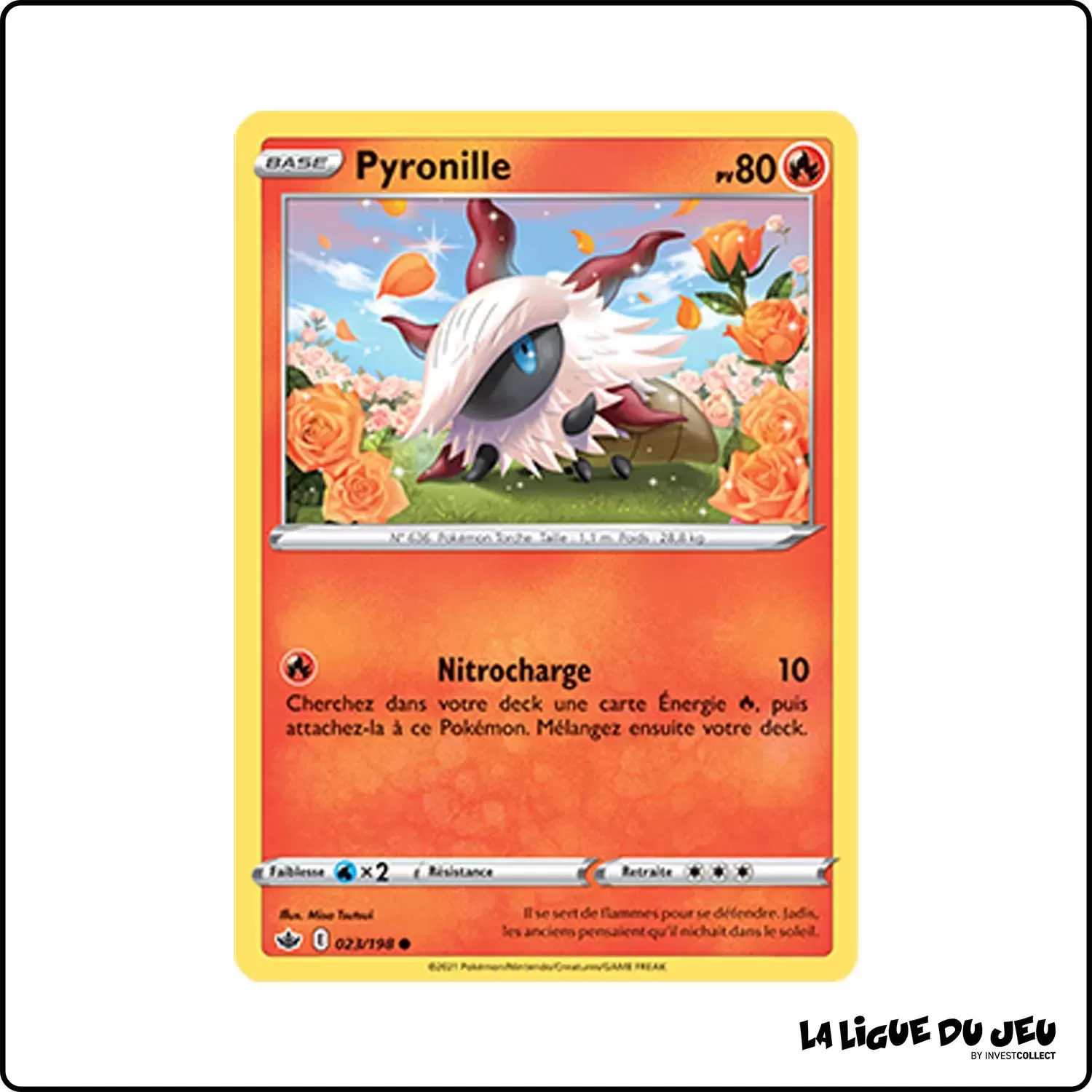 Commune - Pokemon - Règne de Glace - Pyronille 23/198