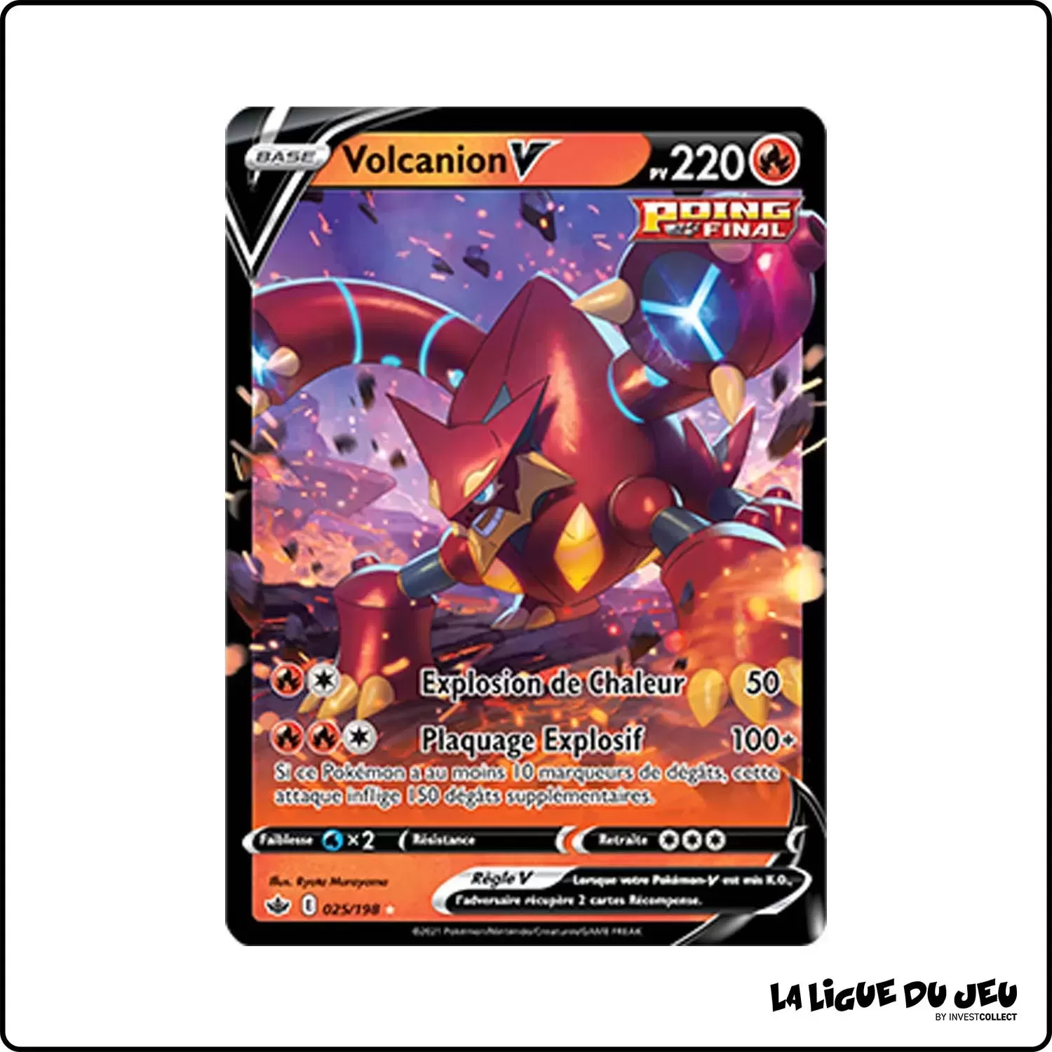 Ultra - Pokemon - Règne de Glace - Volcanion-V 25/198