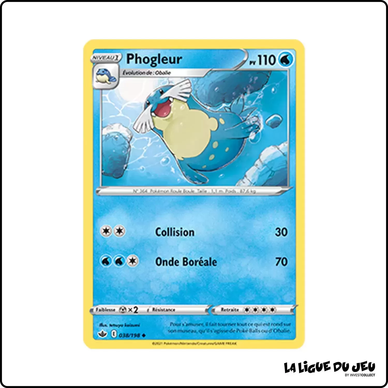 Peu commune - Pokemon - Règne de Glace - Phogleur 38/198