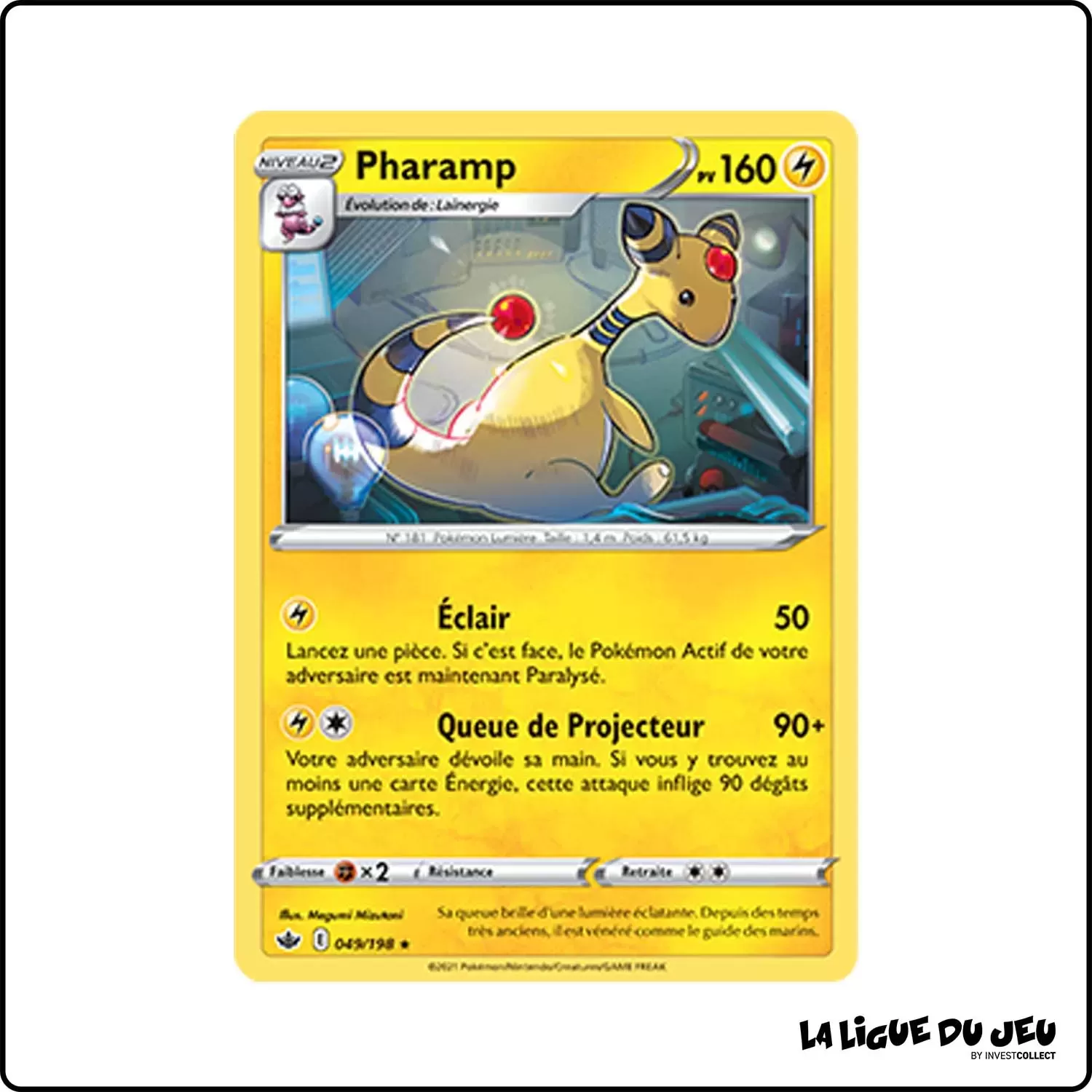 Rare - Pokemon - Règne de Glace - Pharamp 49/198