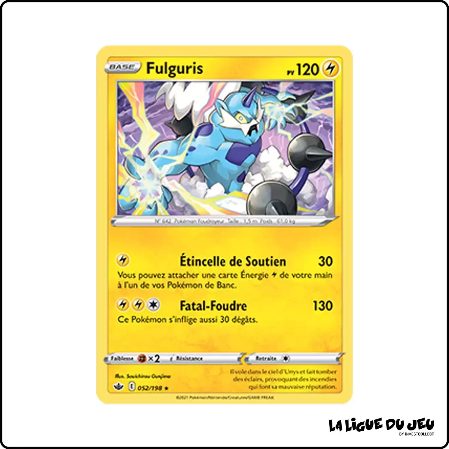 Holo - Pokemon - Règne de Glace - Fulguris 52/198