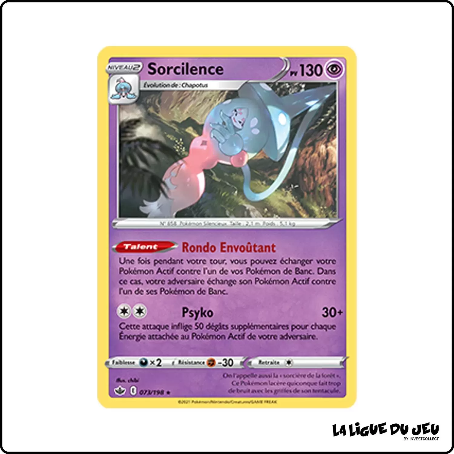 Holo - Pokemon - Règne de Glace - Sorcilence 73/198