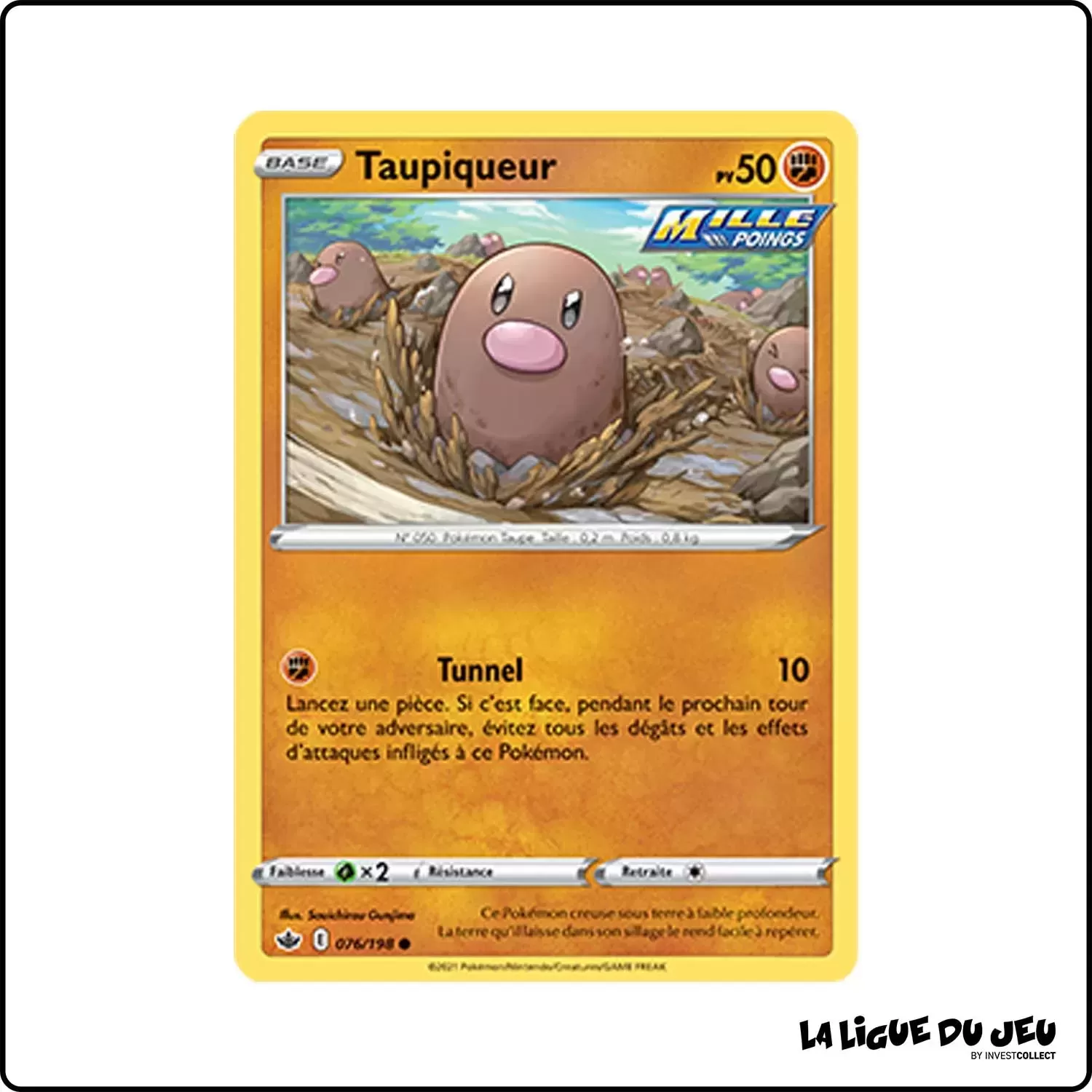 Commune - Pokemon - Règne de Glace - Taupiqueur 76/198