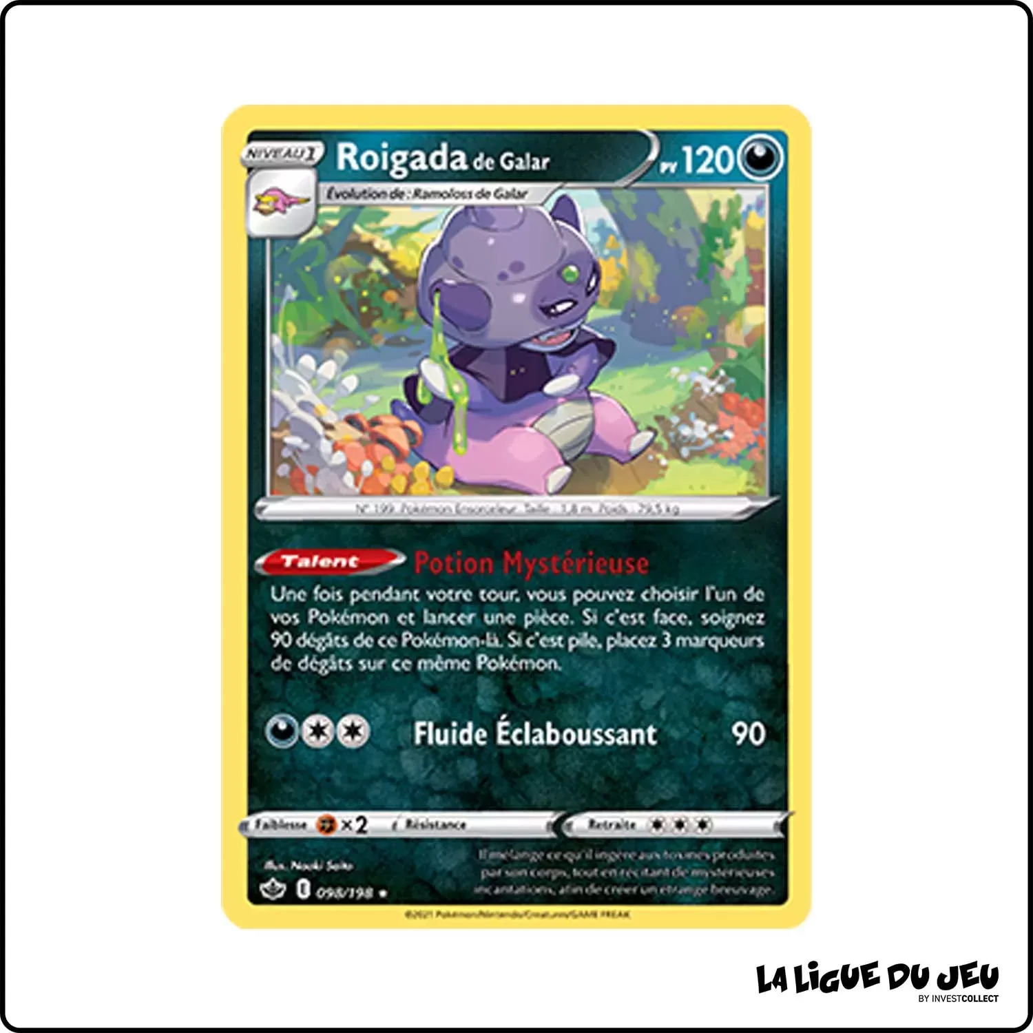 Holo - Pokemon - Règne de Glace - Roigada de Galar 98/198