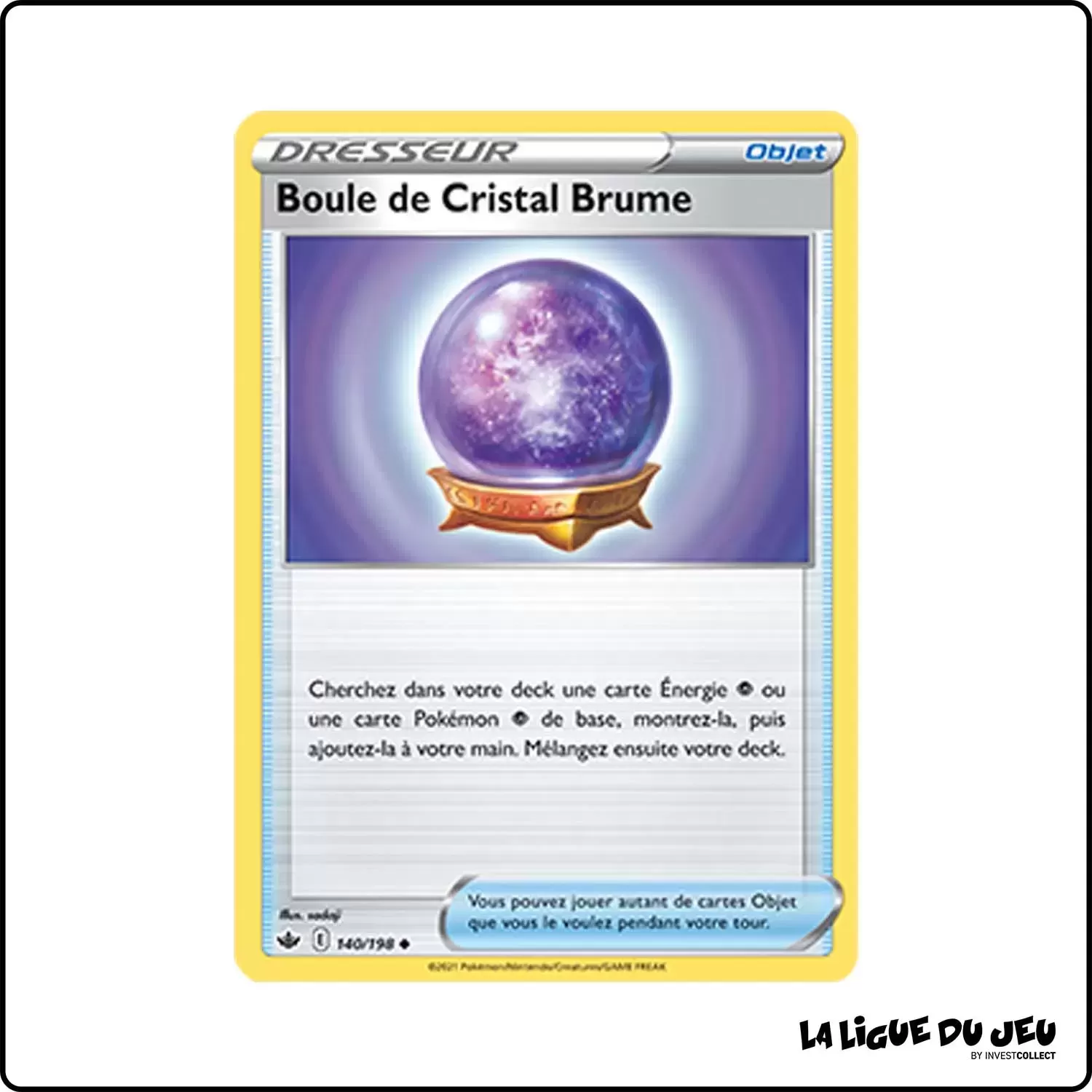 Peu commune - Pokemon - Règne de Glace - Boule de Cristal Brume 140/198