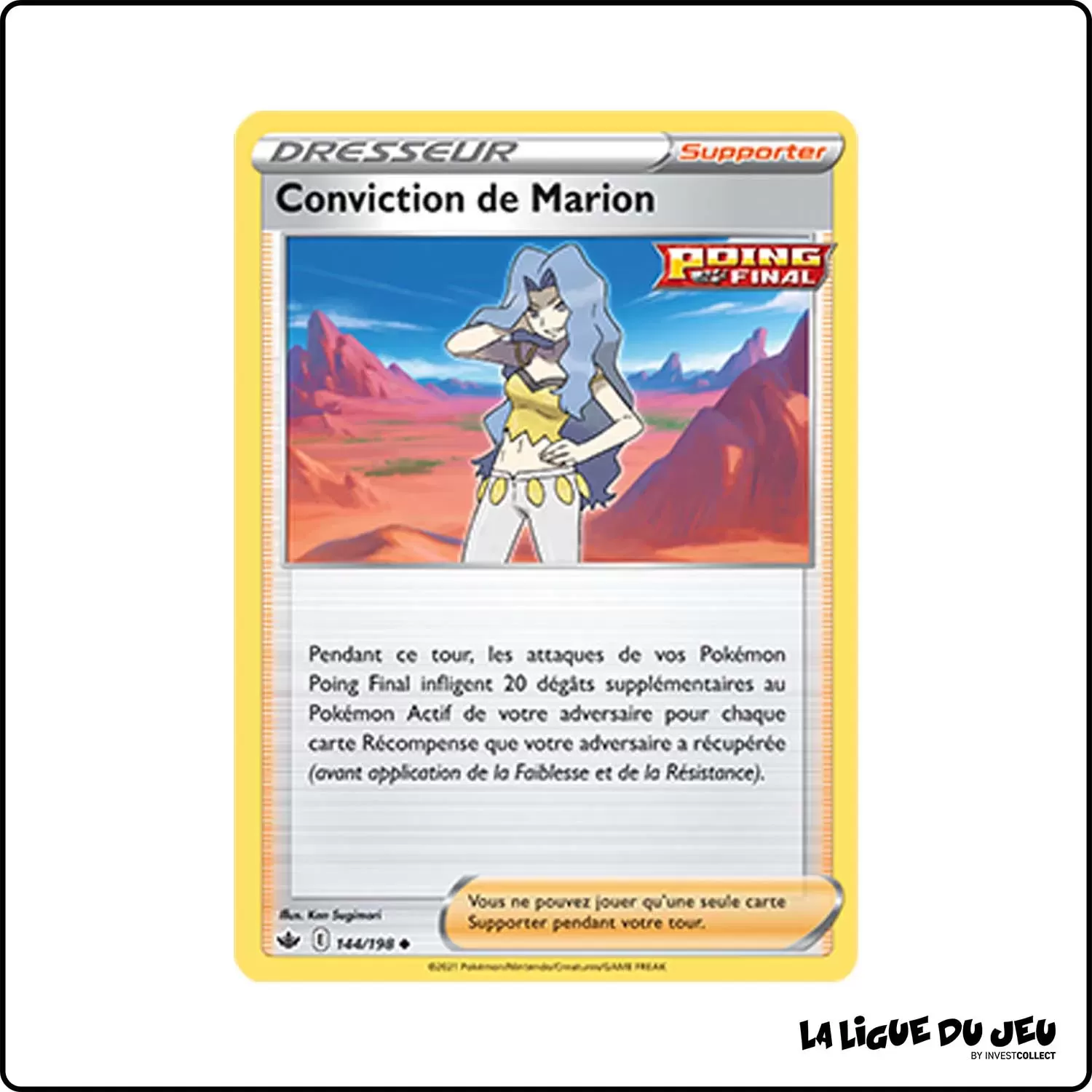 Peu commune - Pokemon - Règne de Glace - Conviction de Marion 144/198