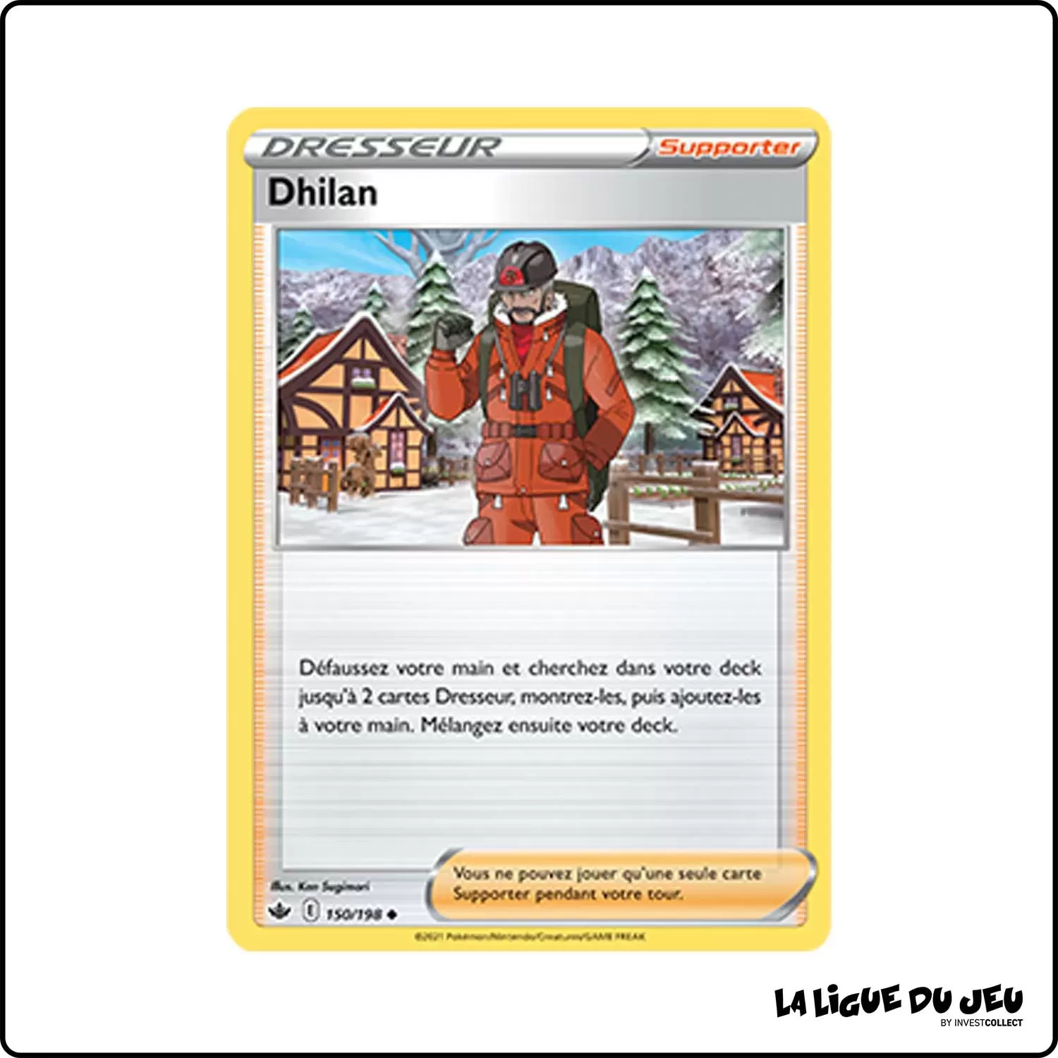 Peu commune - Pokemon - Règne de Glace - Dhilan 150/198