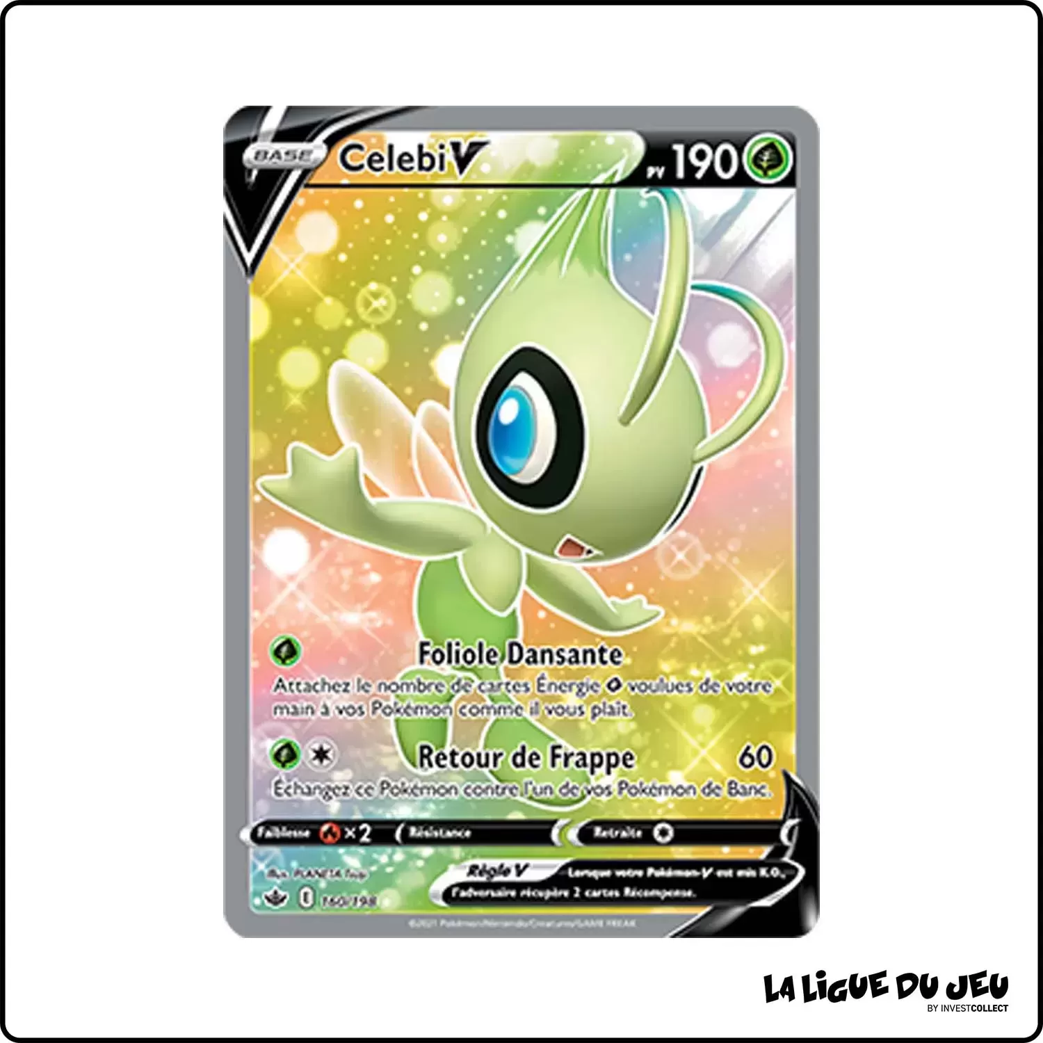 Ultra - Pokemon - Règne de Glace - Celebi-V 160/198