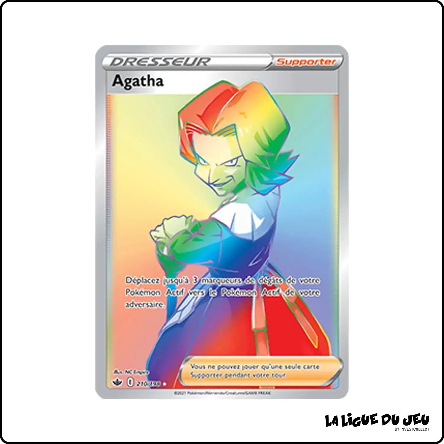 Secrete - Pokemon - Règne de Glace - Agatha 210/198