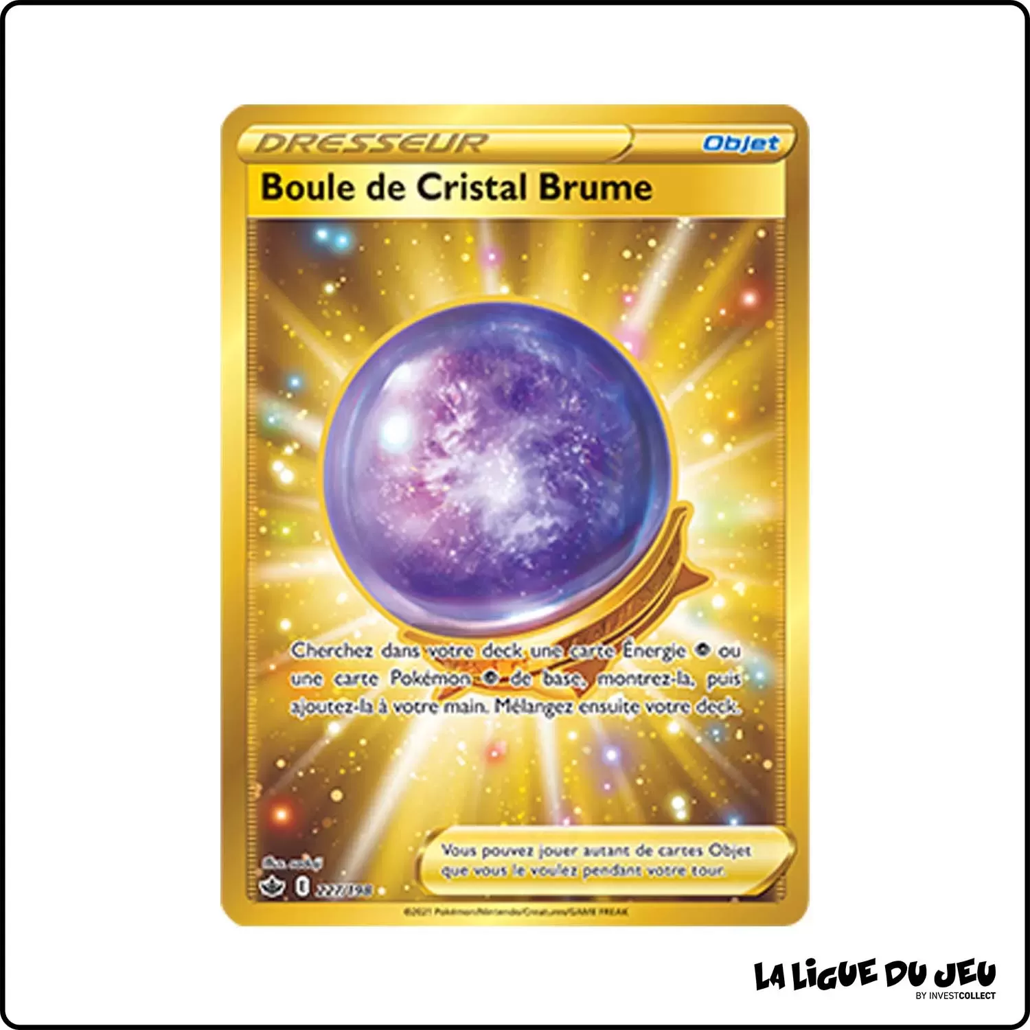 Secrete - Pokemon - Règne de Glace - Boule de Cristal Brume 227/198