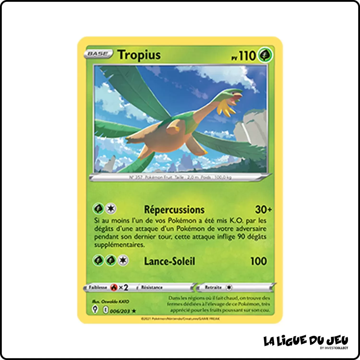 Rare - Pokemon - Évolution Céleste - Tropius 6/203