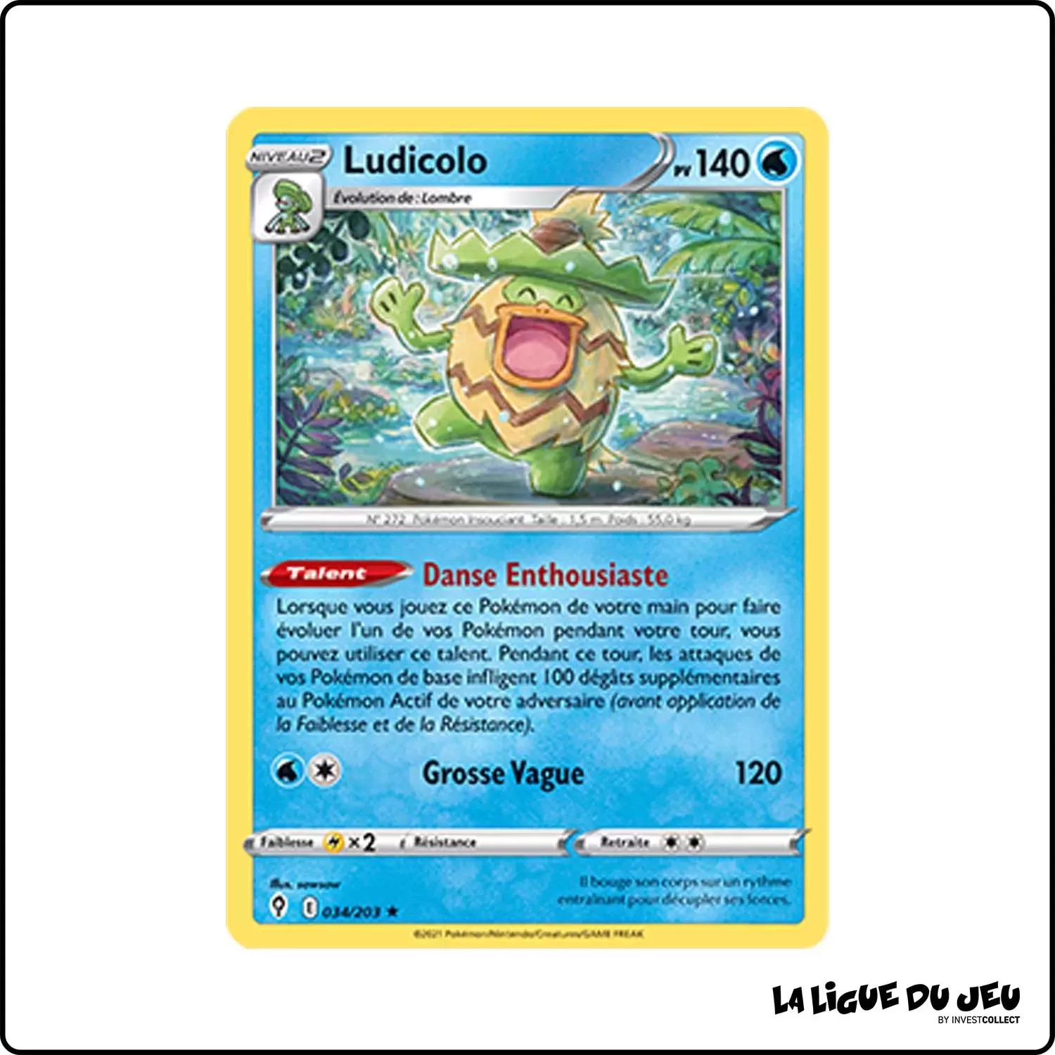 Holo - Pokemon - Évolution Céleste - Ludicolo 34/203