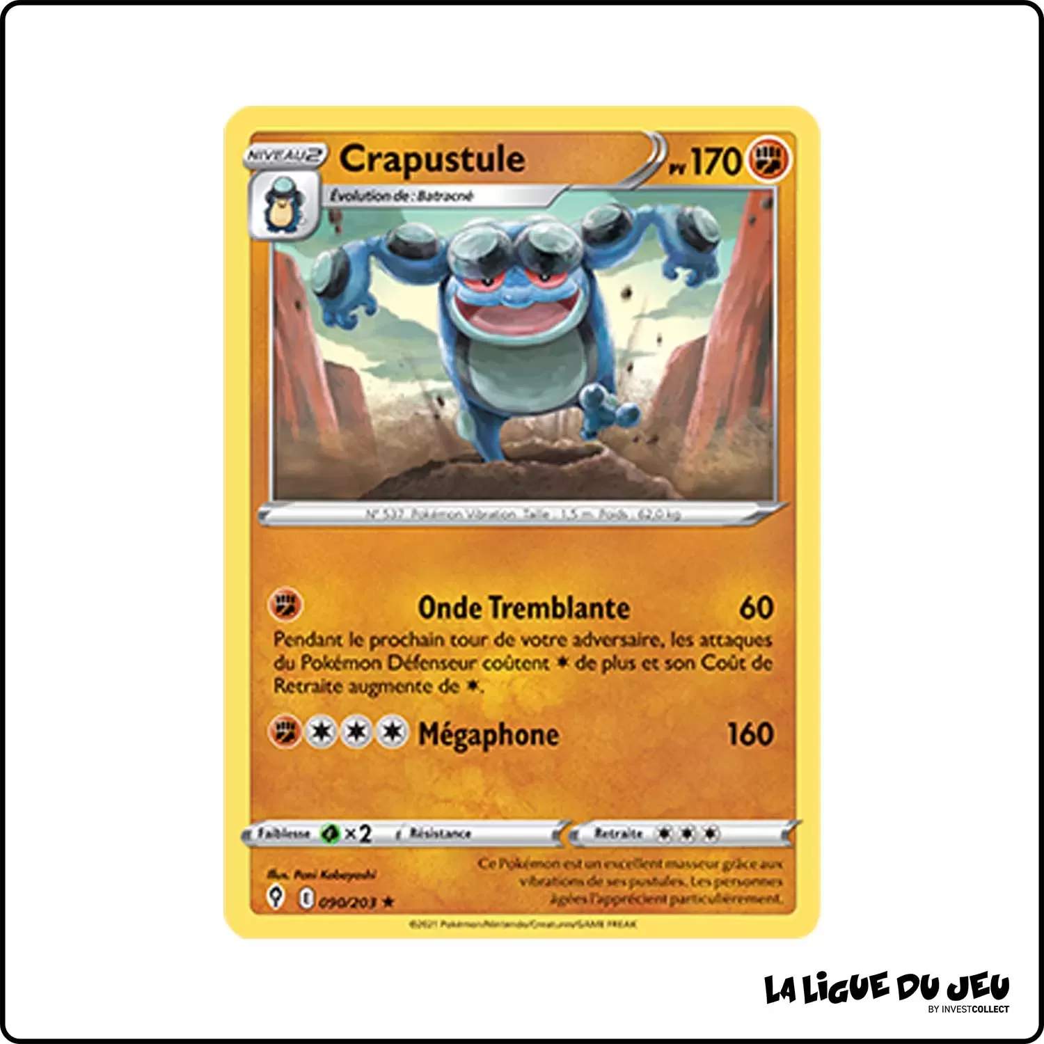 Rare - Pokemon - Évolution Céleste - Crapustule 90/203