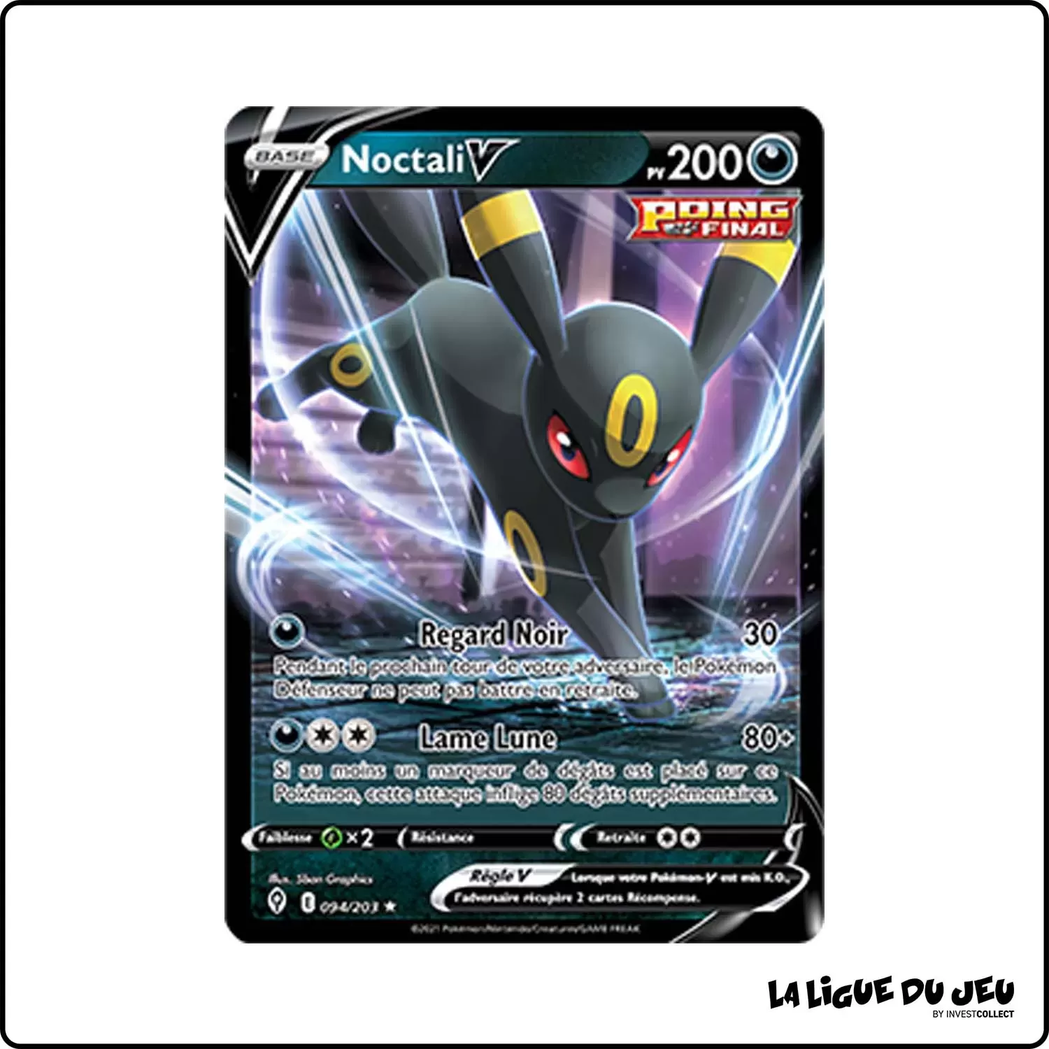 Ultra - Pokemon - Évolution Céleste - Noctali-V 94/203