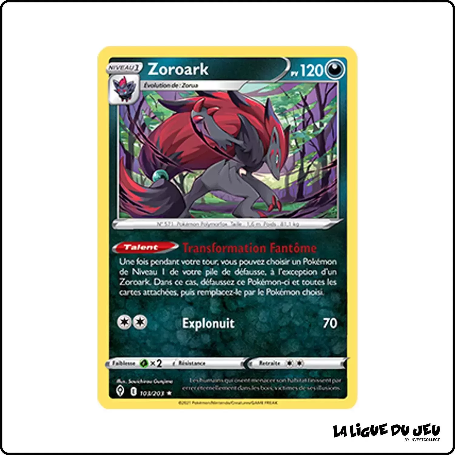 Holo - Pokemon - Évolution Céleste - Zoroark 103/203