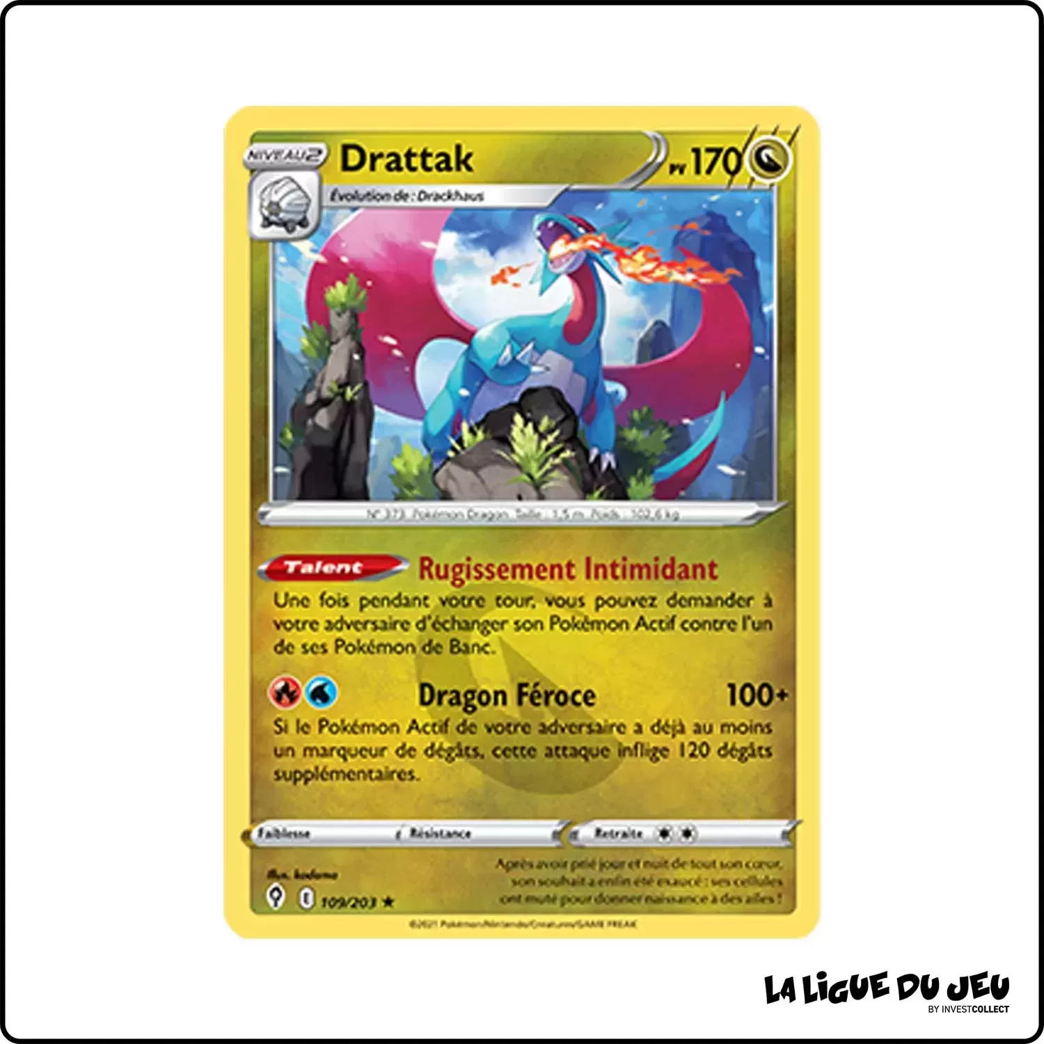 Holo - Pokemon - Évolution Céleste - Drattak 109/203