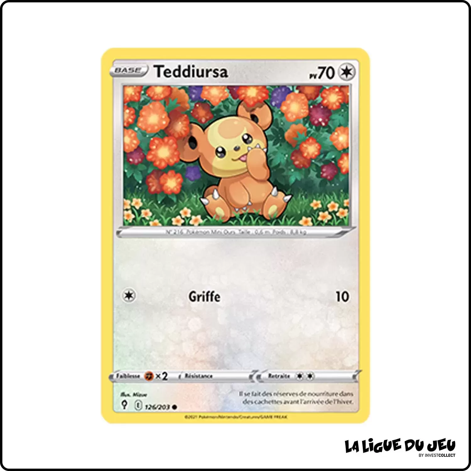 Commune - Pokemon - Évolution Céleste - Teddiursa 126/203